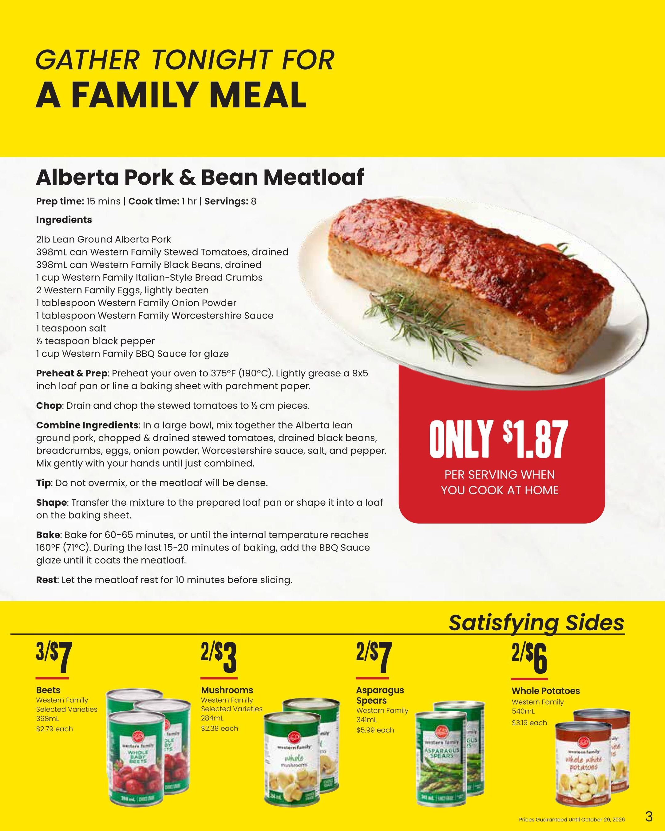 Freson Bros. Family Essentials Monthly Flyer September 25 to October 29