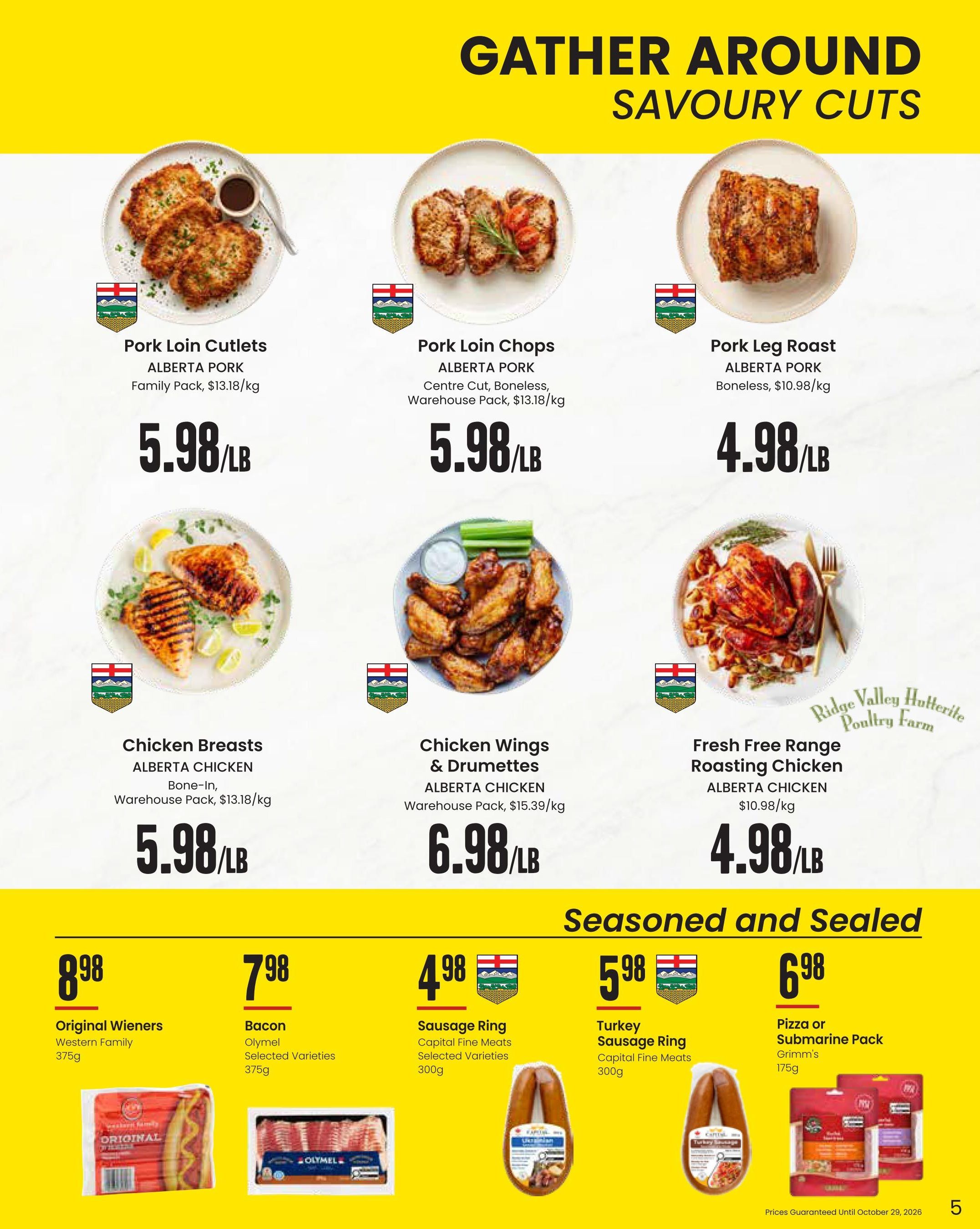 Freson Bros. Family Essentials Monthly Flyer September 25 to October 29
