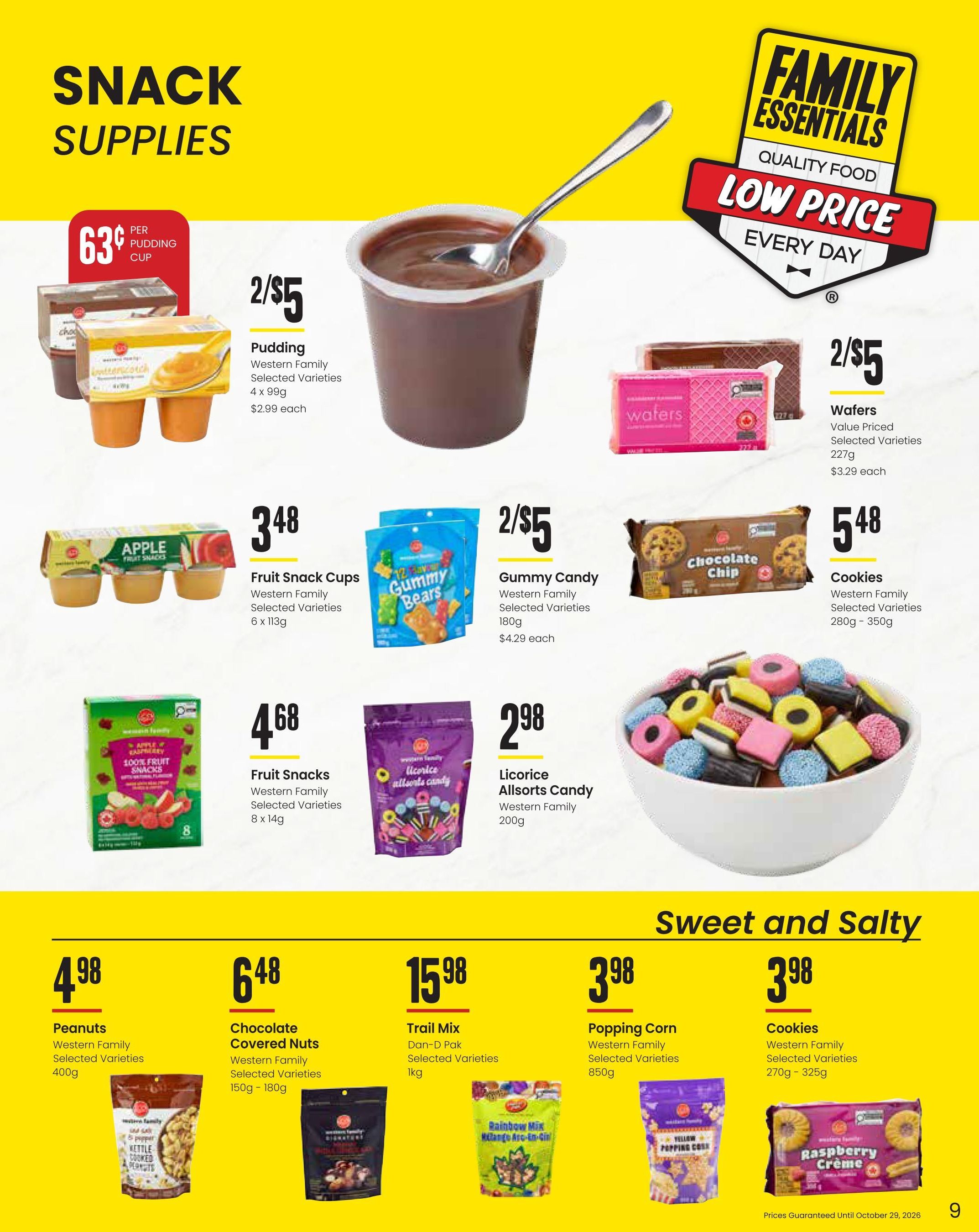 Freson Bros. Family Essentials Monthly Flyer September 25 to October 29