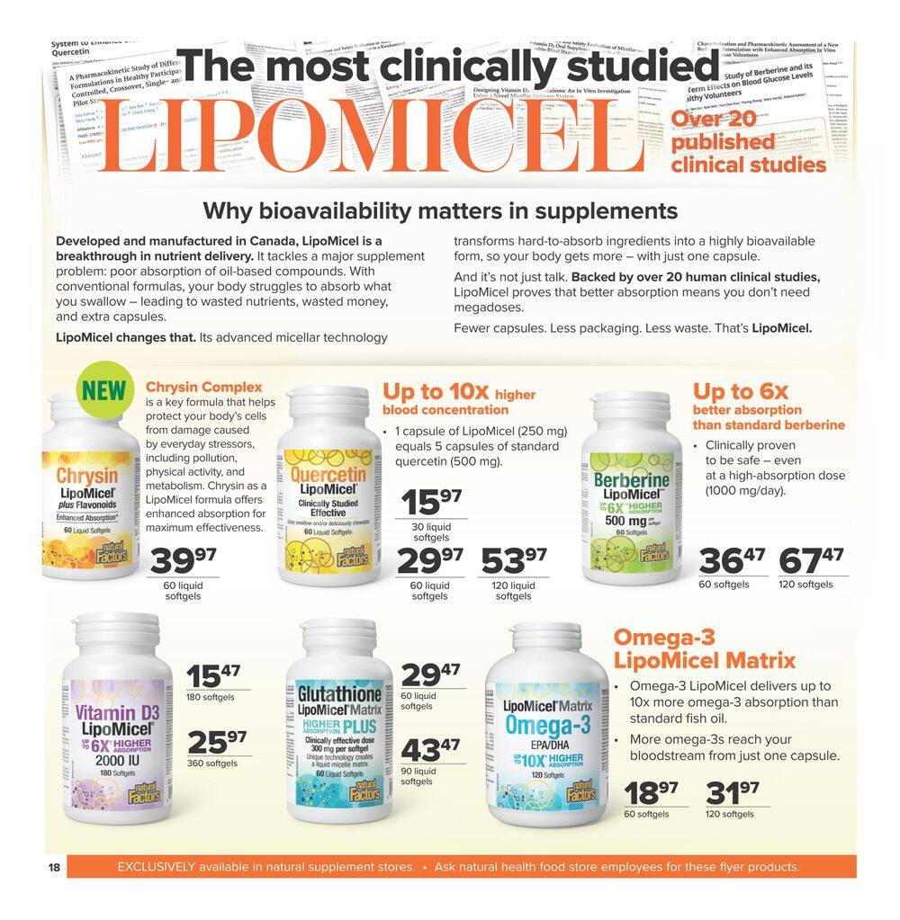 TNS Health Food Flyer September 14 to October 18