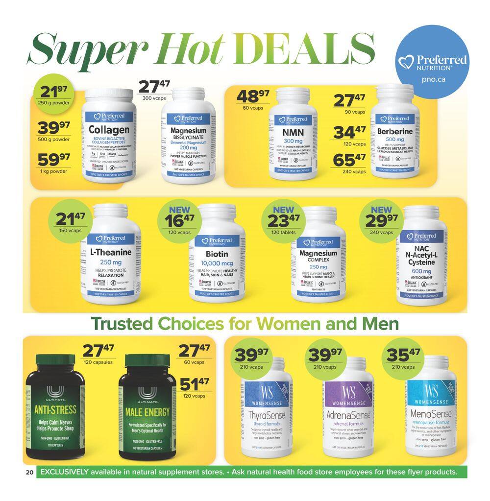 TNS Health Food Flyer September 14 to October 18