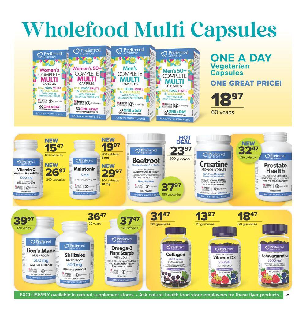 TNS Health Food Flyer September 14 to October 18