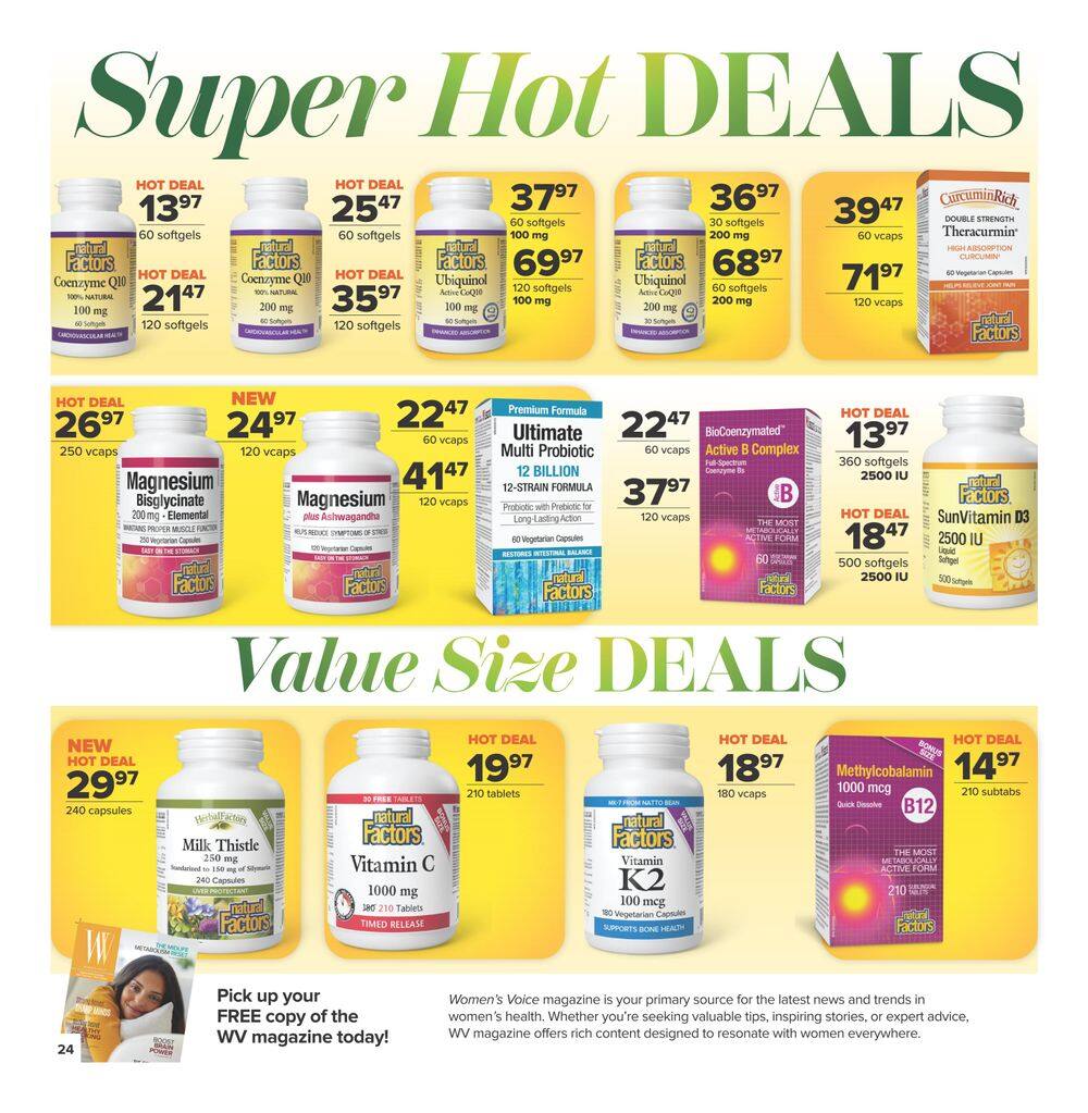 TNS Health Food Flyer September 14 to October 18