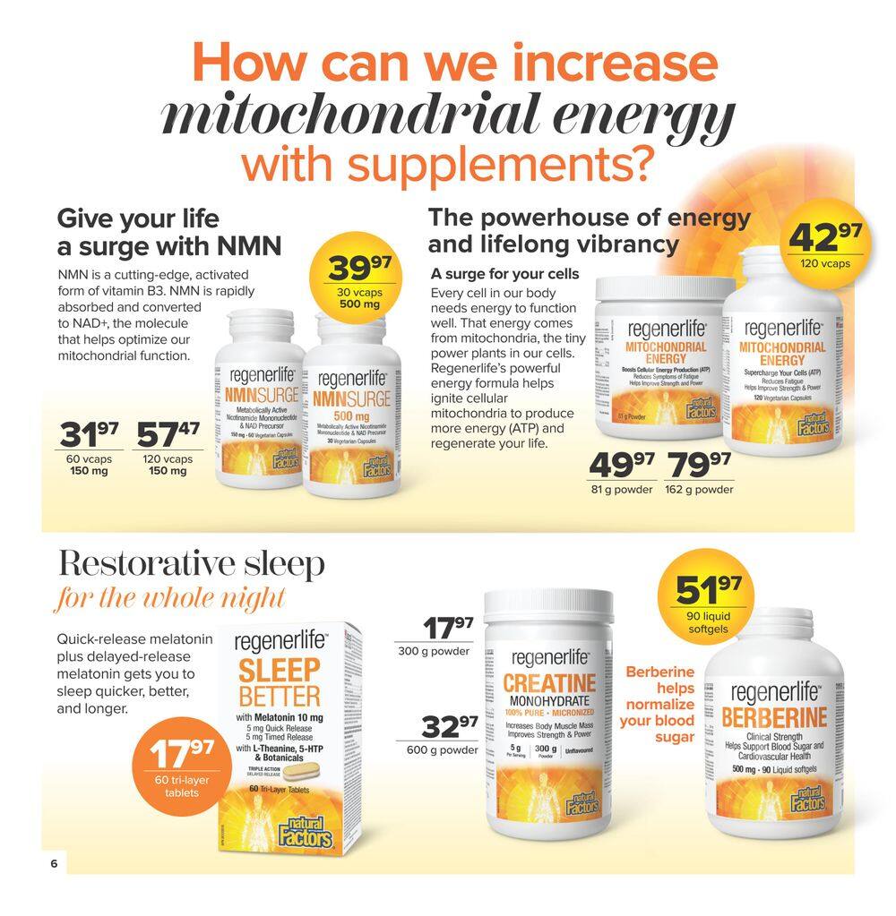 TNS Health Food Flyer September 14 to October 18