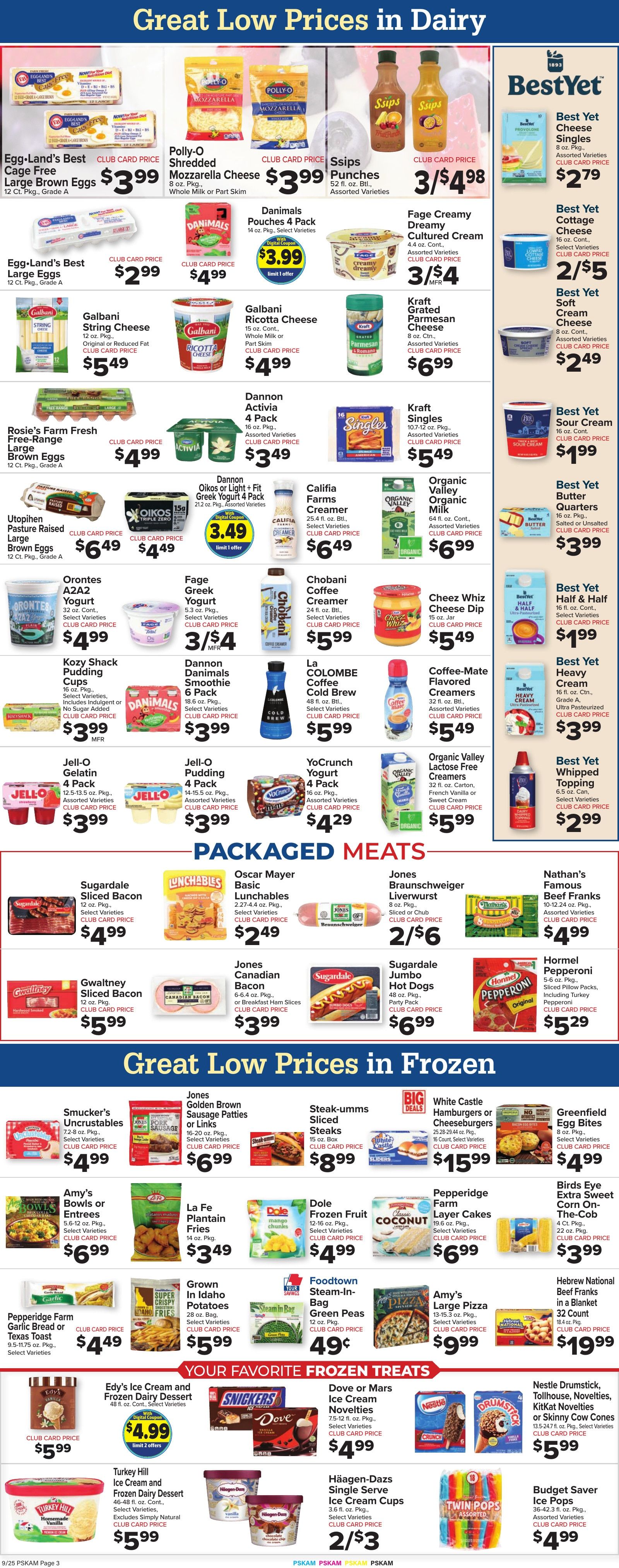 Foodtown Weekly Ad September 25 - October 1, 2026