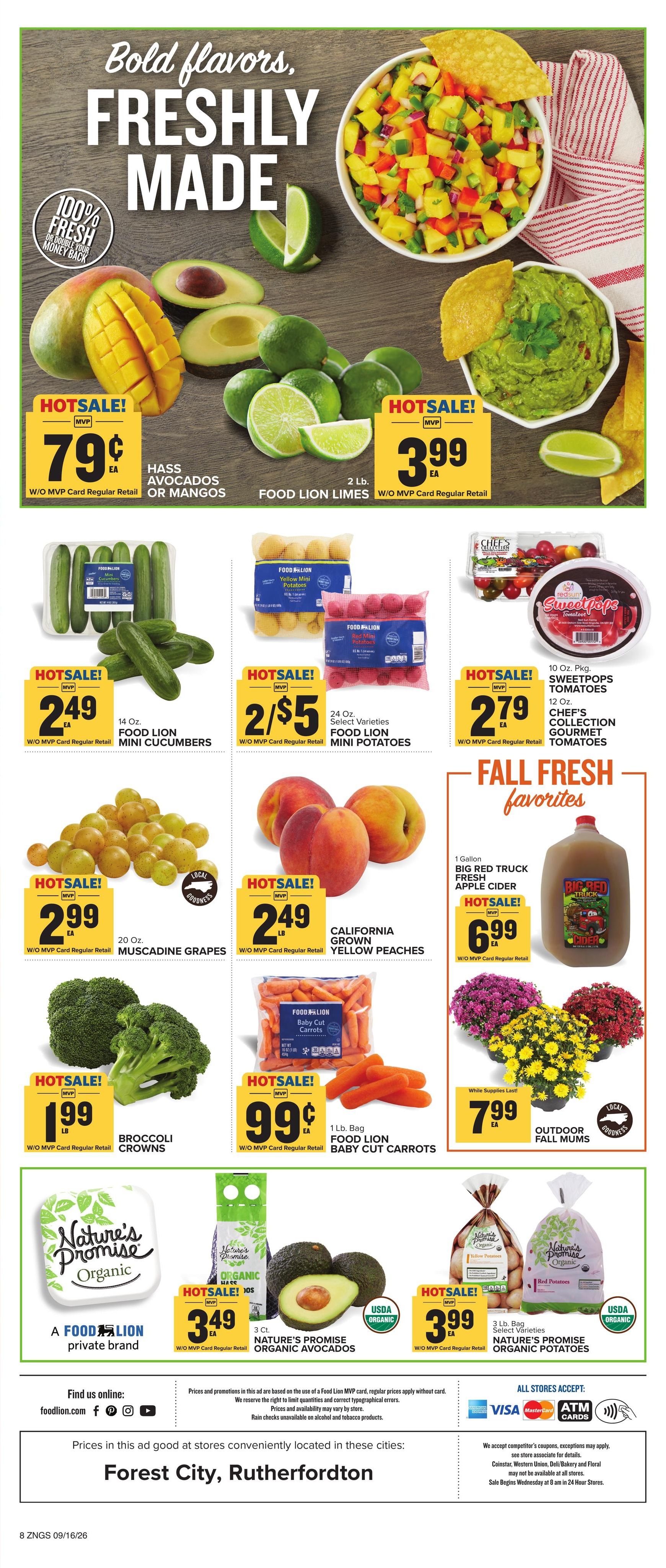 Food Lion Weekly Ad September 16 - 22, 2026