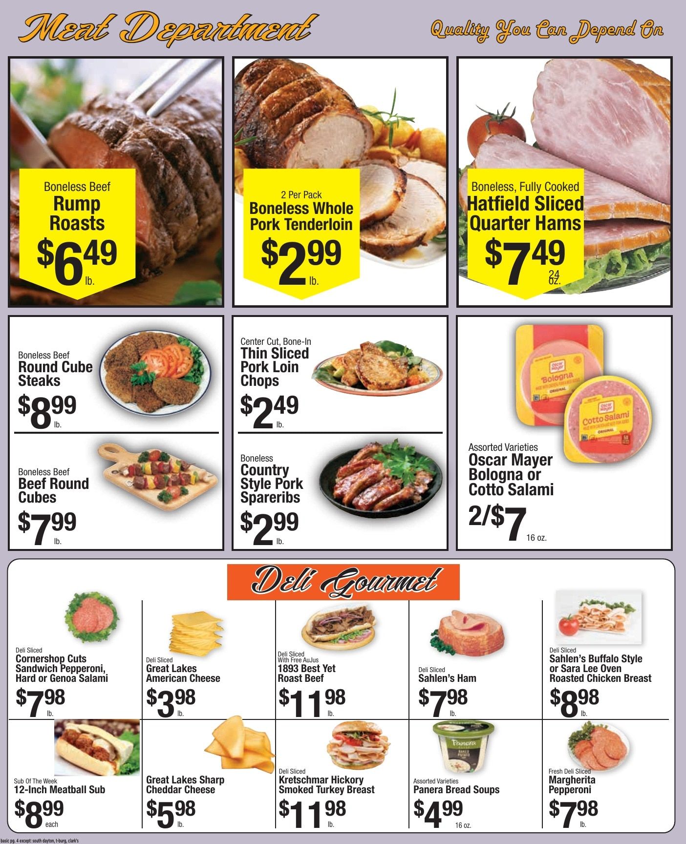Pixley's Shurfine Food Mart Weekly Ad September 20 - 26, 2026