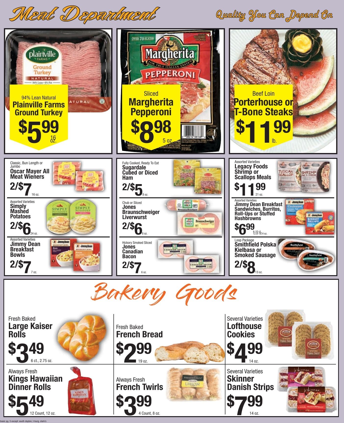 Pixley's Shurfine Food Mart Weekly Ad September 20 - 26, 2026