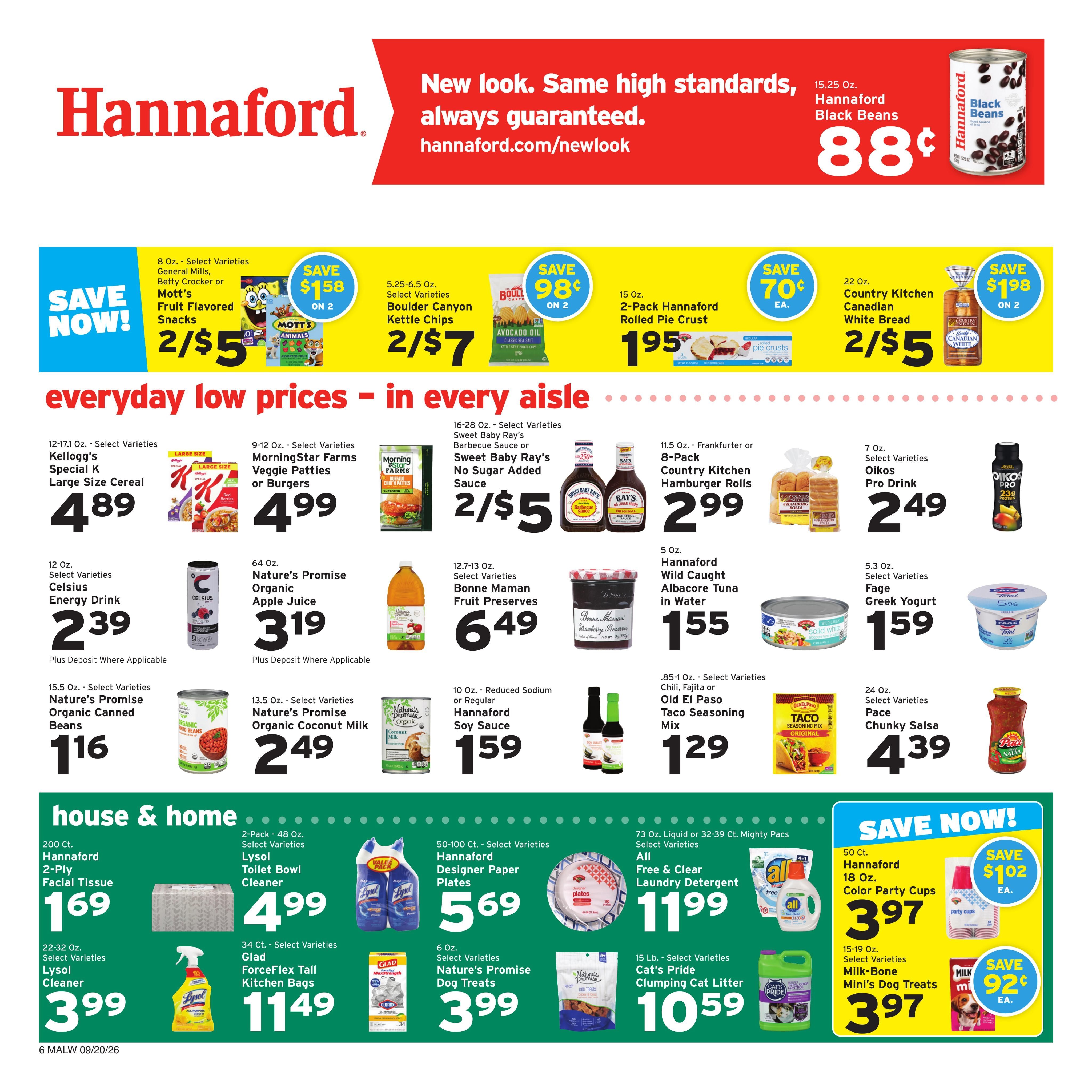 Hannaford (Athol Area, MA) Week 39 Weekly Ad September 20 - 26, 2026
