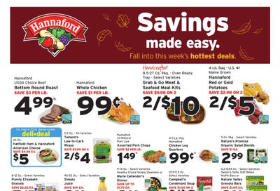 Hannaford (Montpelier-Saint Albans Area, VT) Week 39 Weekly Ad September 20 - 26, 2026