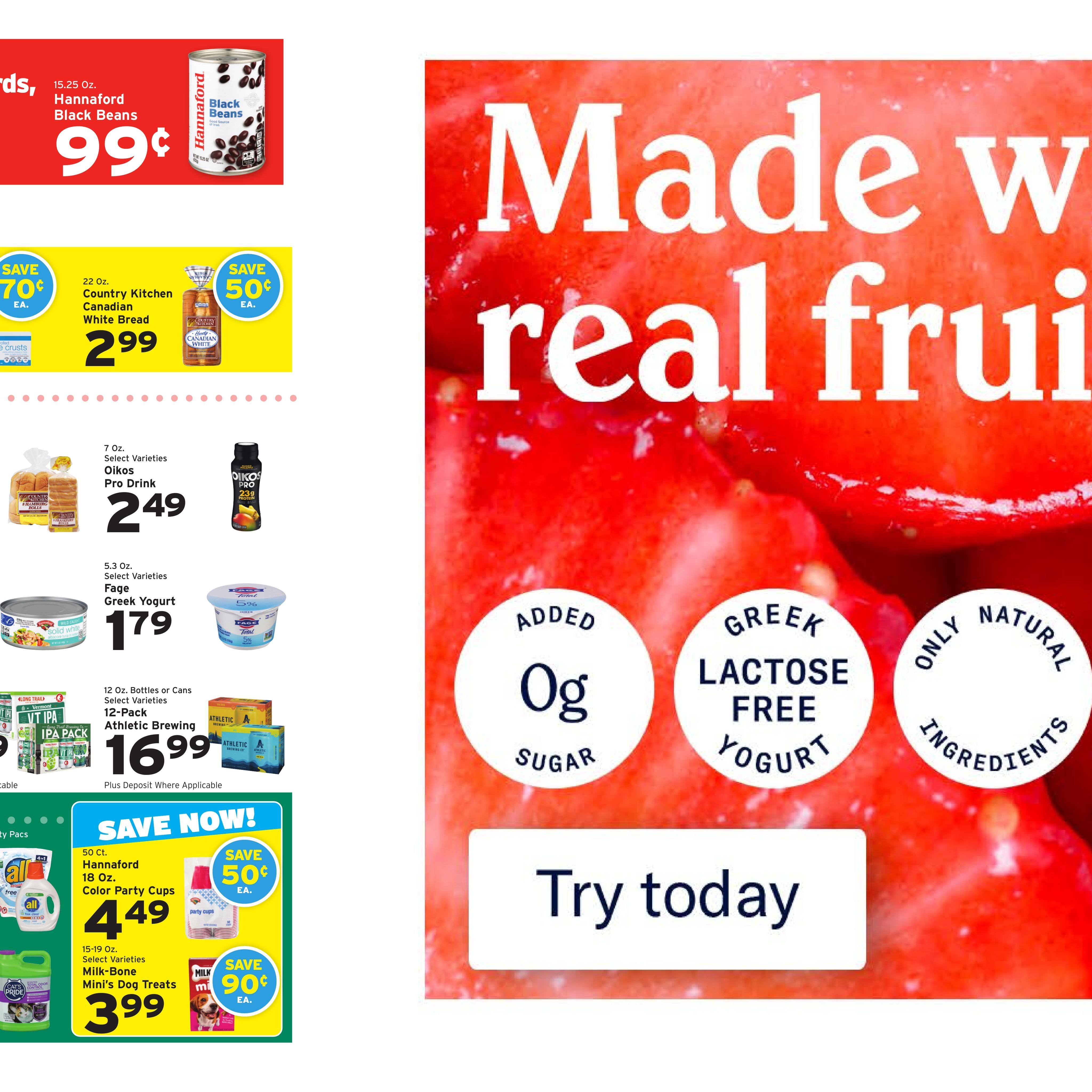 Hannaford (Montpelier-Saint Albans Area, VT) Week 39 Weekly Ad September 20 - 26, 2026