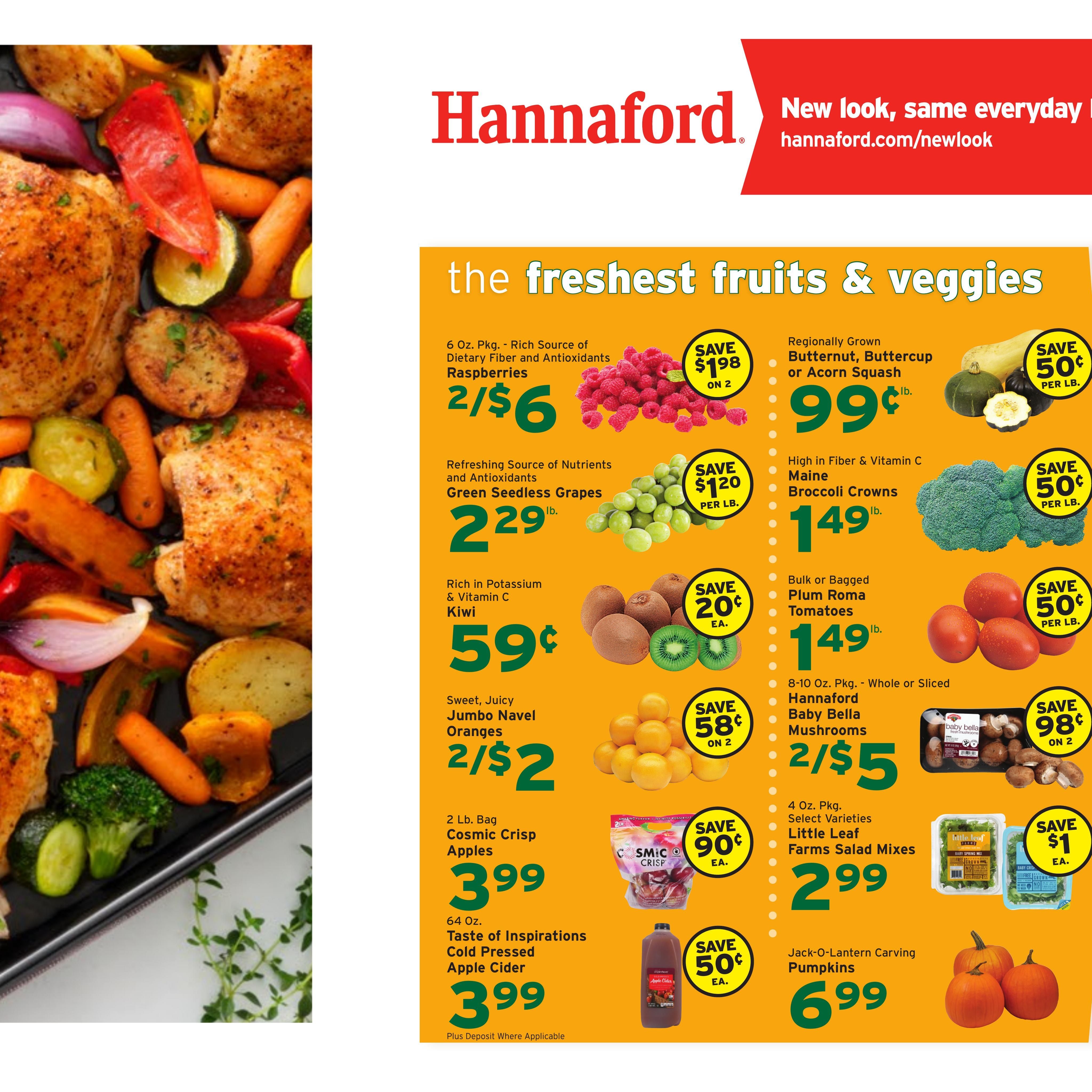Hannaford (Montpelier-Saint Albans Area, VT) Week 39 Weekly Ad September 20 - 26, 2026