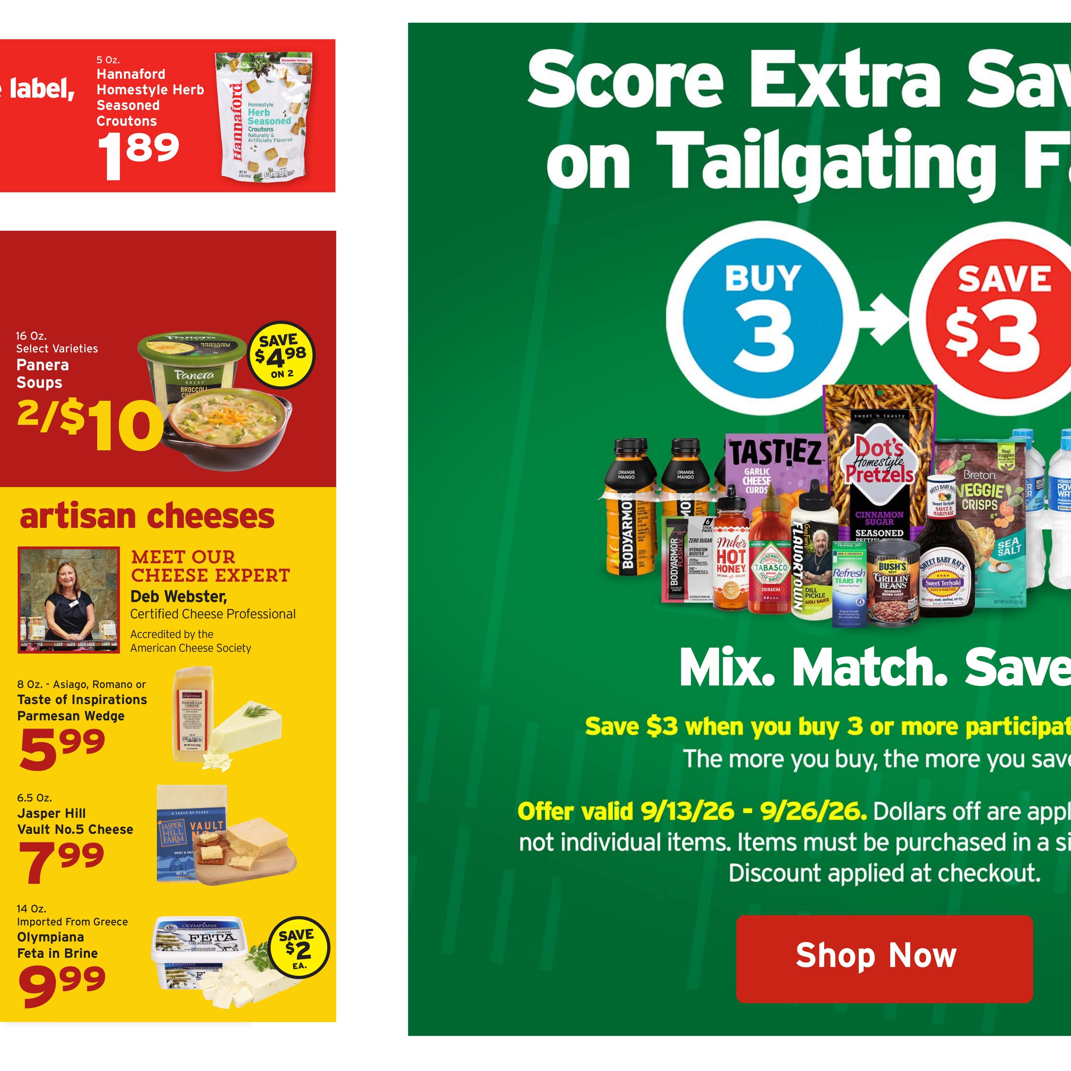 Hannaford (Montpelier-Saint Albans Area, VT) Week 39 Weekly Ad September 20 - 26, 2026