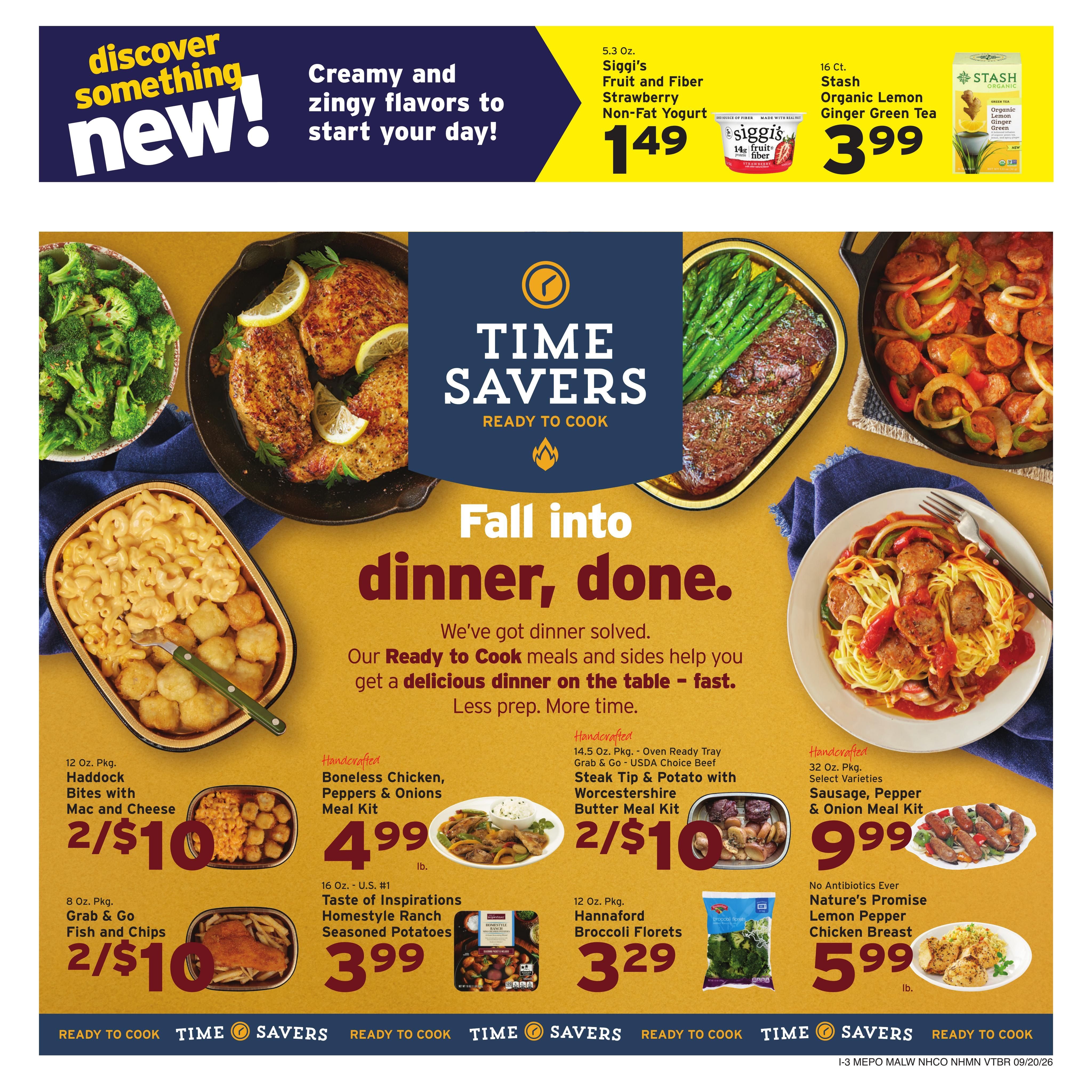 Hannaford (Portland Area, ME) Week 39 Weekly Ad September 20 - 26, 2026