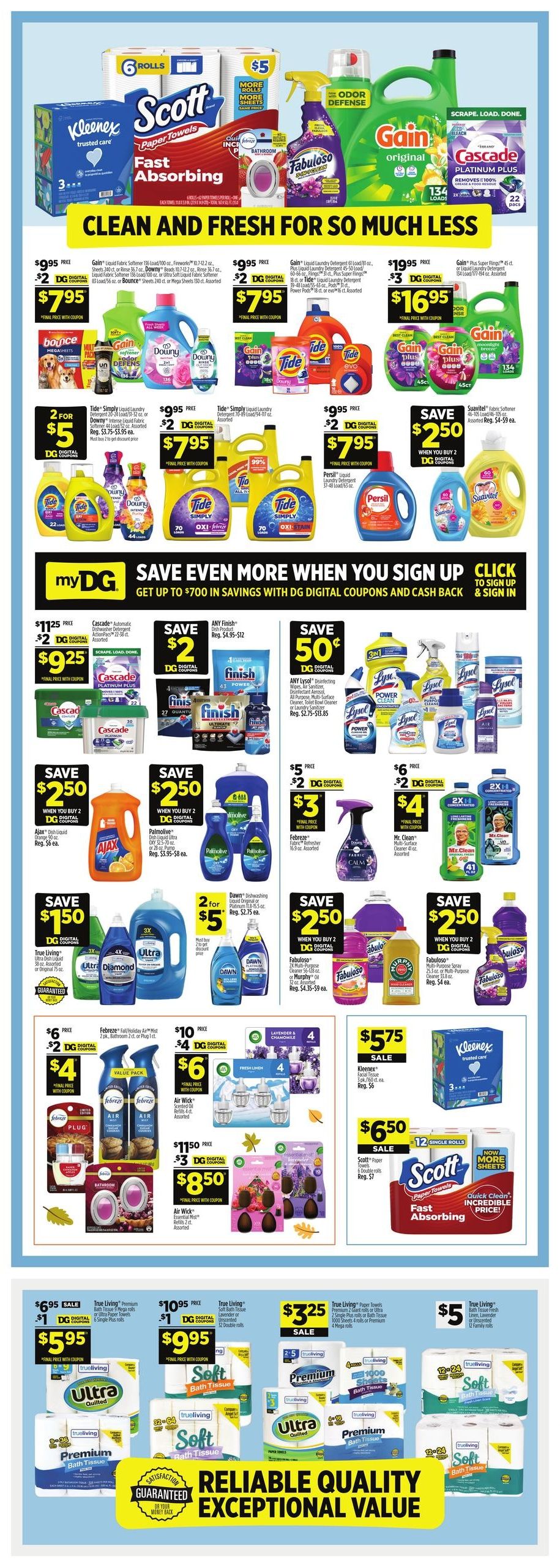 Dollar General (Chattanooga Area, TN) Weekly Ad September 20 - 26, 2026