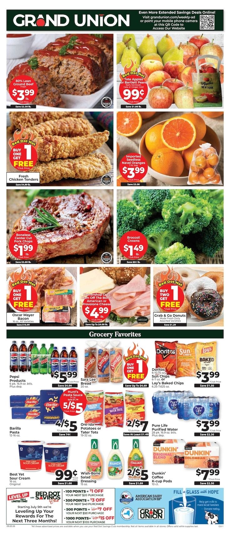 Grand Union (New York) Weekly Ad September 20 - 26, 2026
