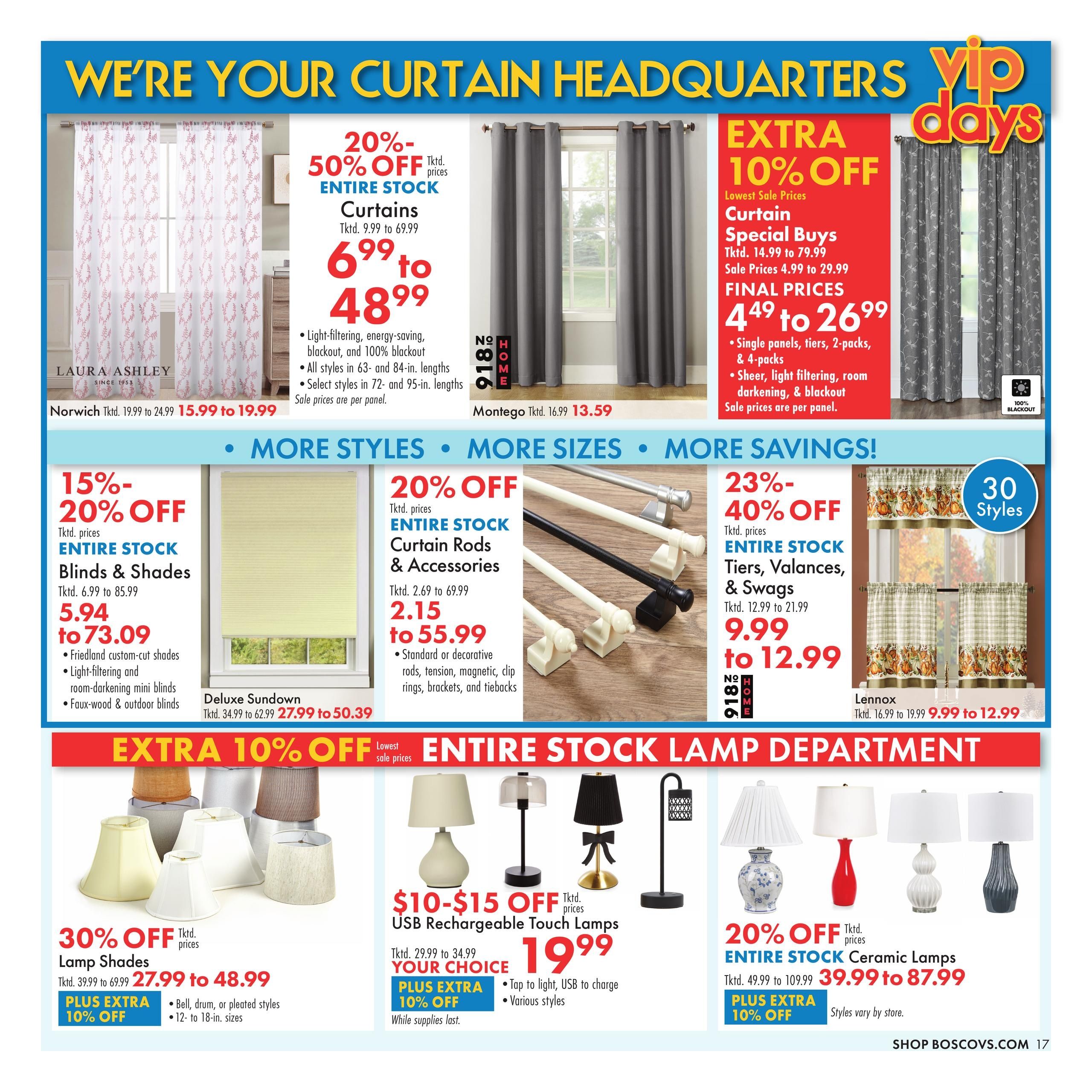 Boscov's Boscov’s Weekly Weekly Ad September 20 - 30, 2026