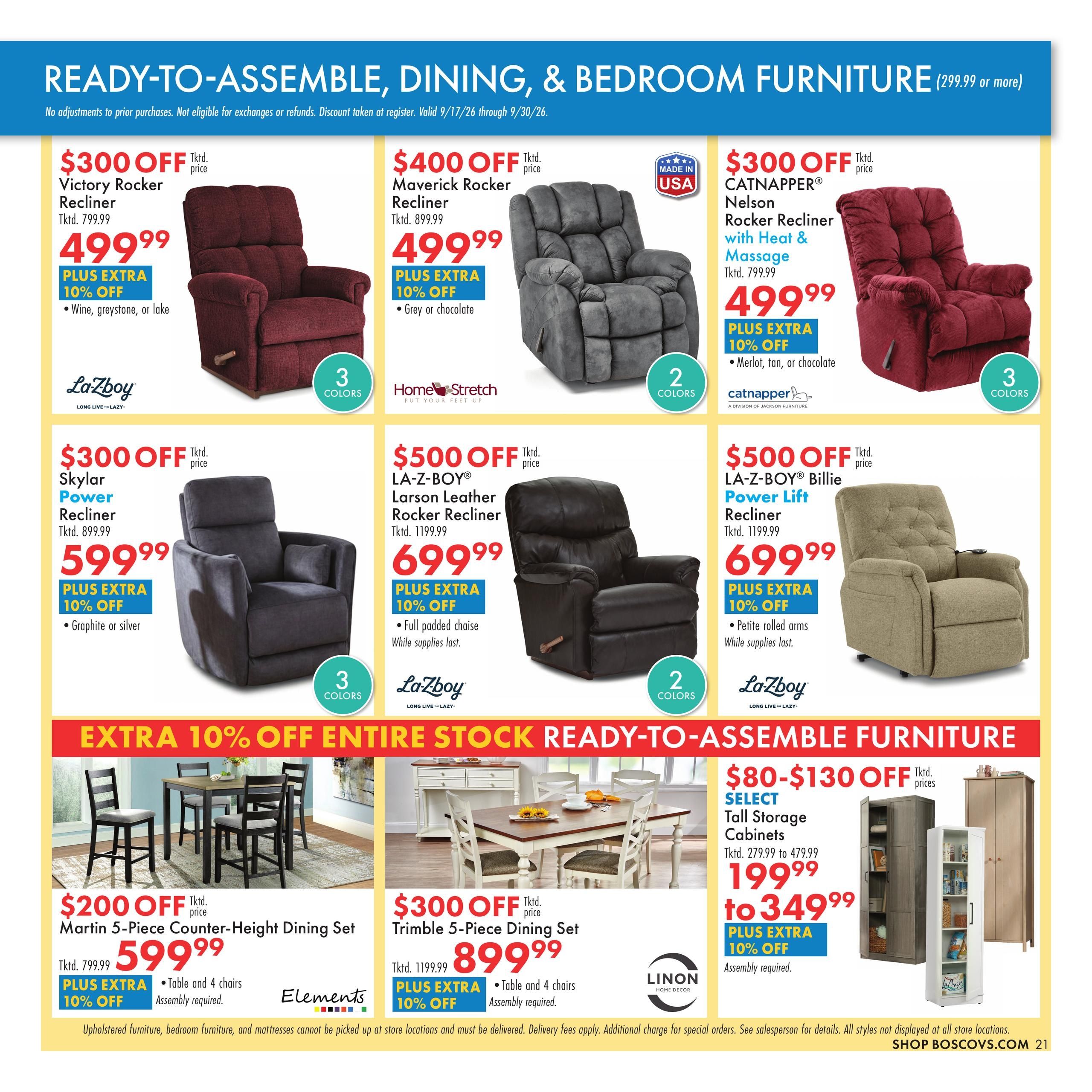 Boscov's Boscov’s Weekly Weekly Ad September 20 - 30, 2026