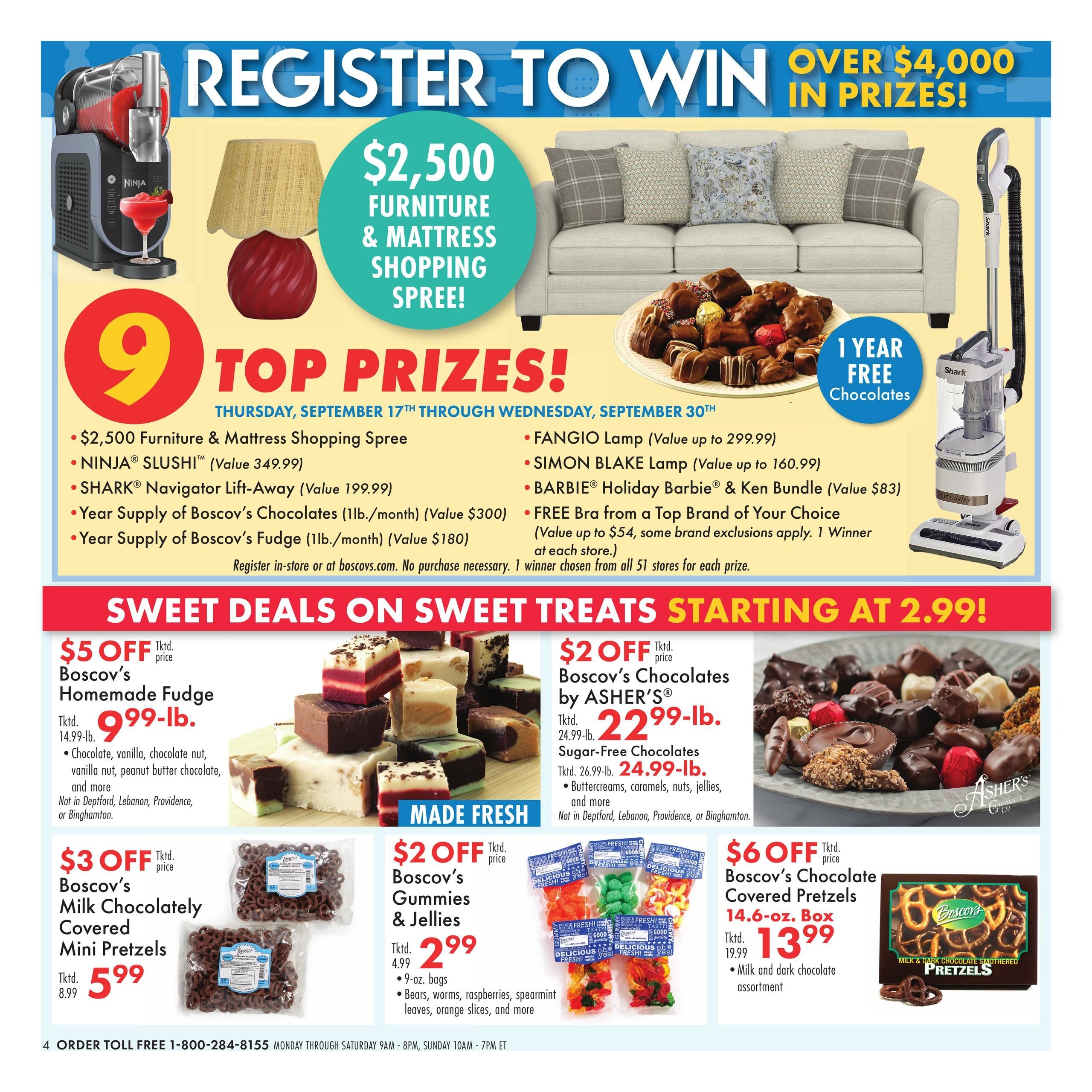 Boscov's Boscov’s Weekly Weekly Ad September 20 - 30, 2026