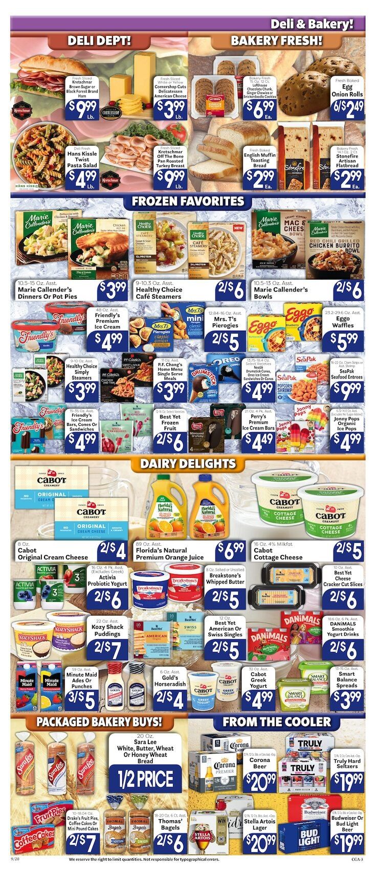 Valley Market and Jim's Great American Weekly Ad September 20 - 26, 2026