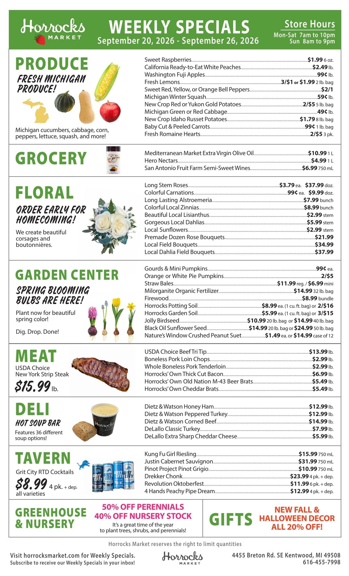 Horrocks Market Weekly Ad September 20 - 26, 2026