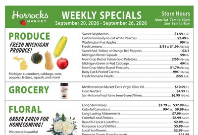 Horrocks Market Weekly Ad September 20 - 26, 2026