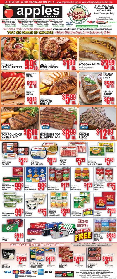 Village Market Ohio Weekly Ad September 21 - October 4, 2026