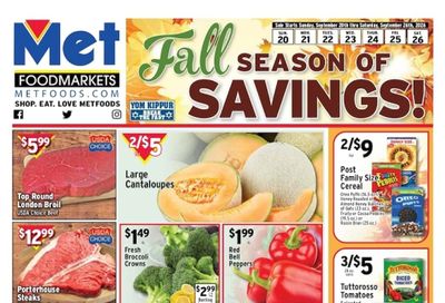 Met Foods Weekly Ad September 20 - 26, 2026