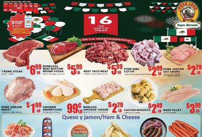Poco Loco Supermercado (Texas) Weekly Ad September 16 - 22, 2026