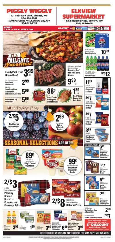 Big Chimney Supermarket Weekly Ad September 23 - 29, 2026
