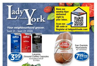 Lady York Foods Flyer September 21 to 27