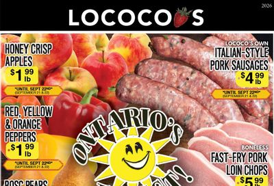 Lococo's Flyer September 21 to 24