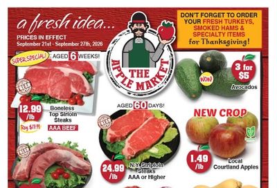 The Apple Market Flyer September 21 to 27