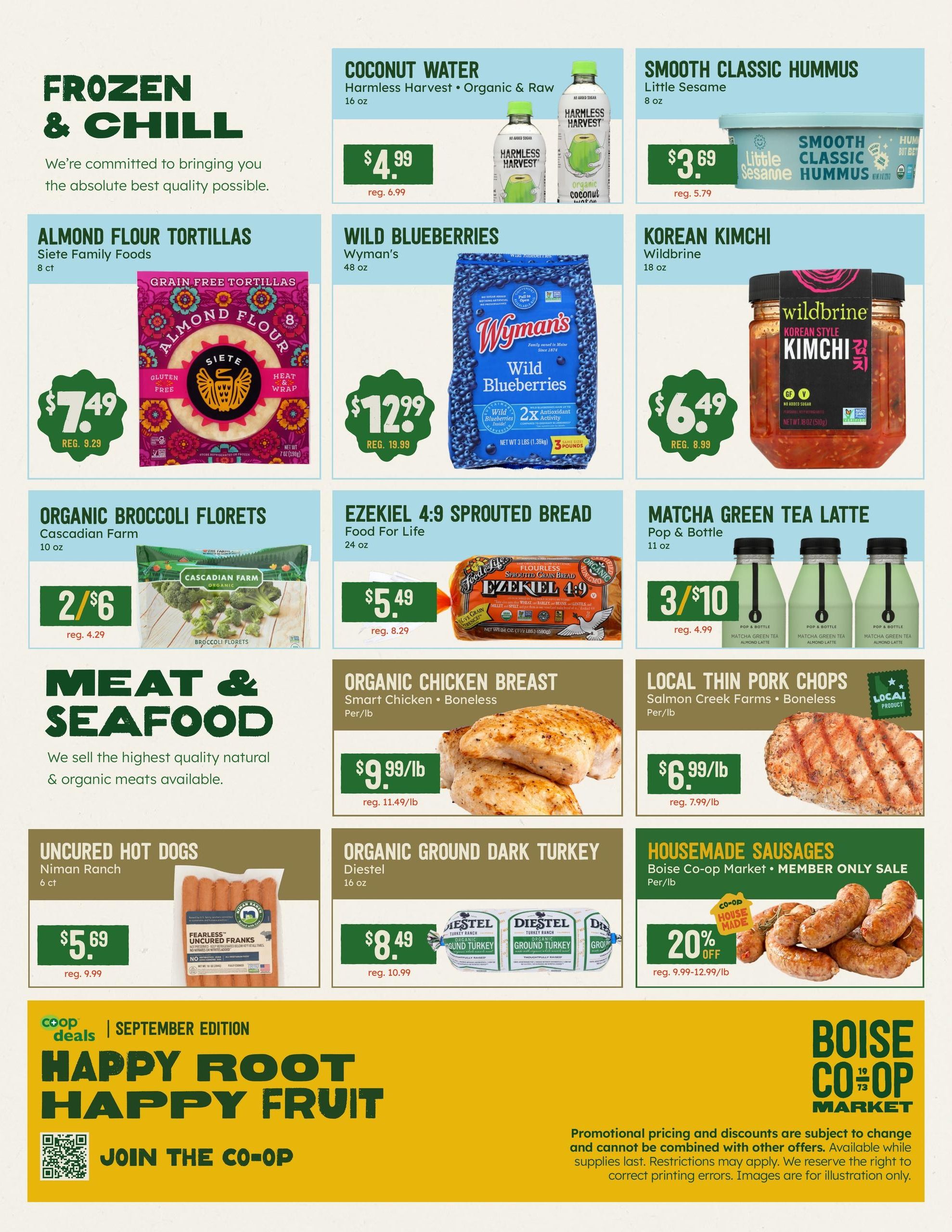 Boise Co-op Weekly Ad September 16 - 29, 2026