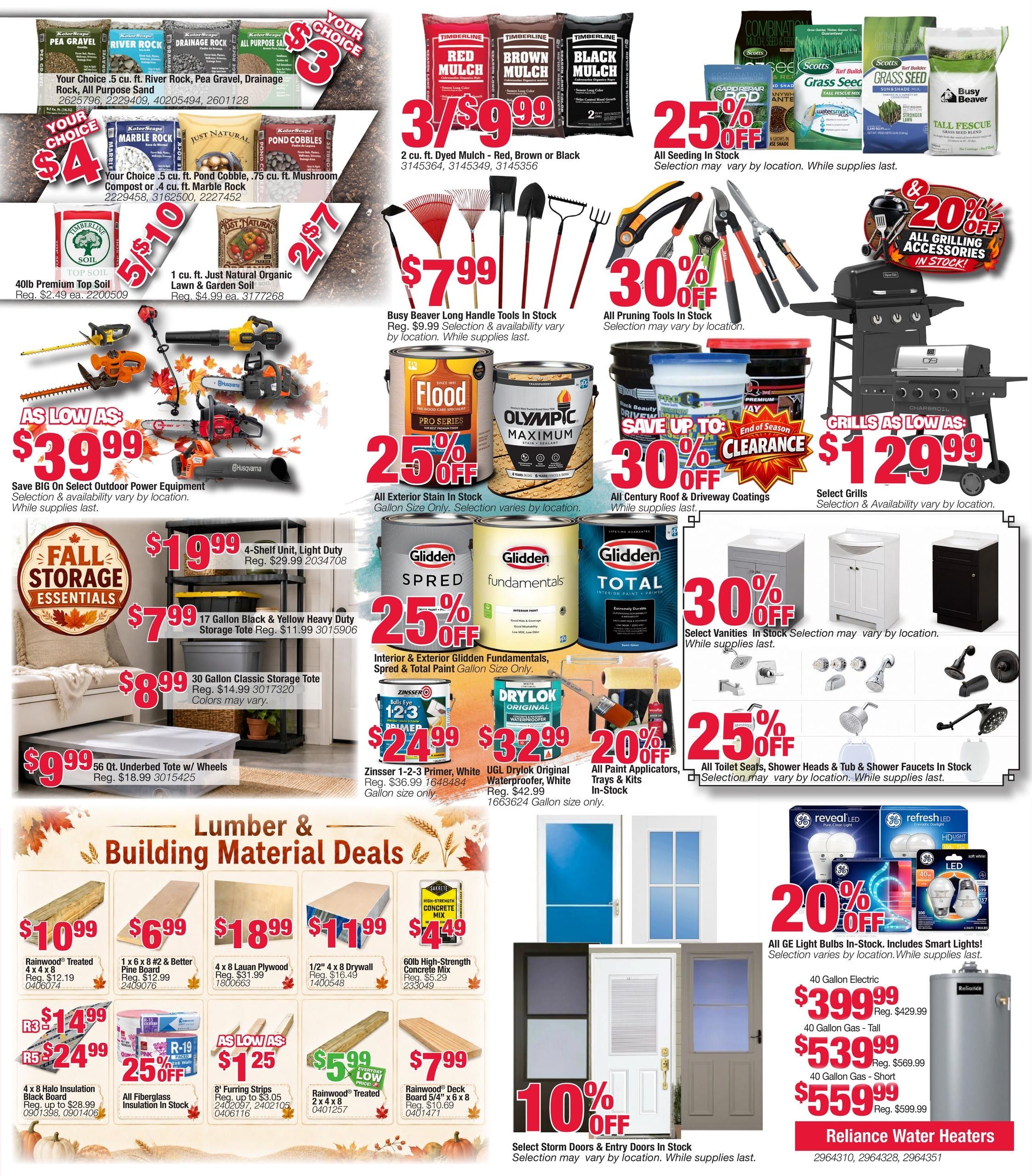 Busy Beaver Weekly Ad September 23 - October 6, 2026