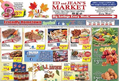Ed and Jean's Market Weekly Ad September 20 - 26, 2026