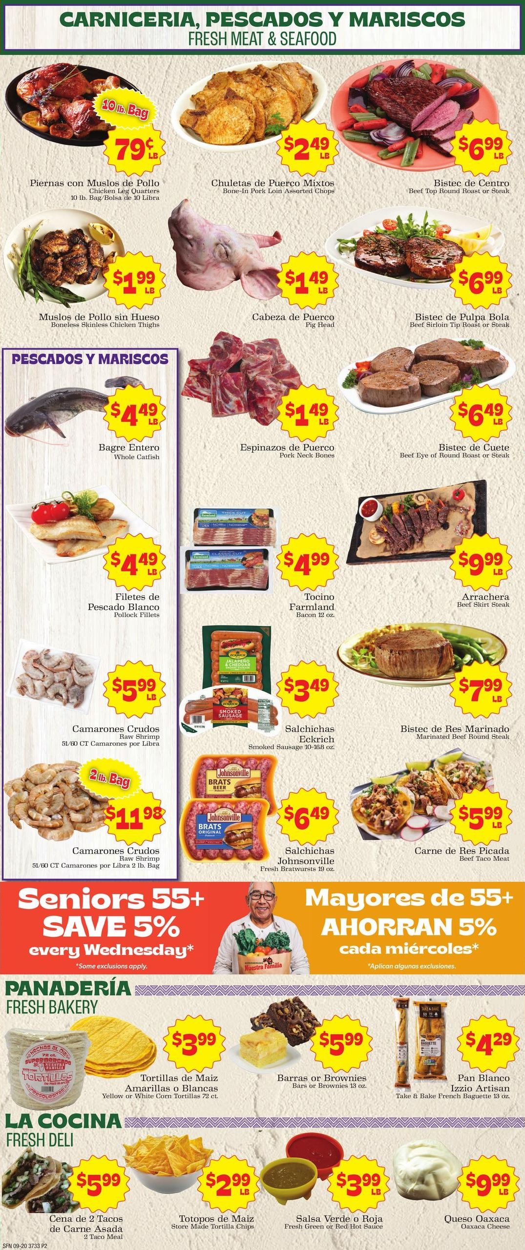 Supermercado Nuestra Familia Weekly Ad September 20 - 26, 2026