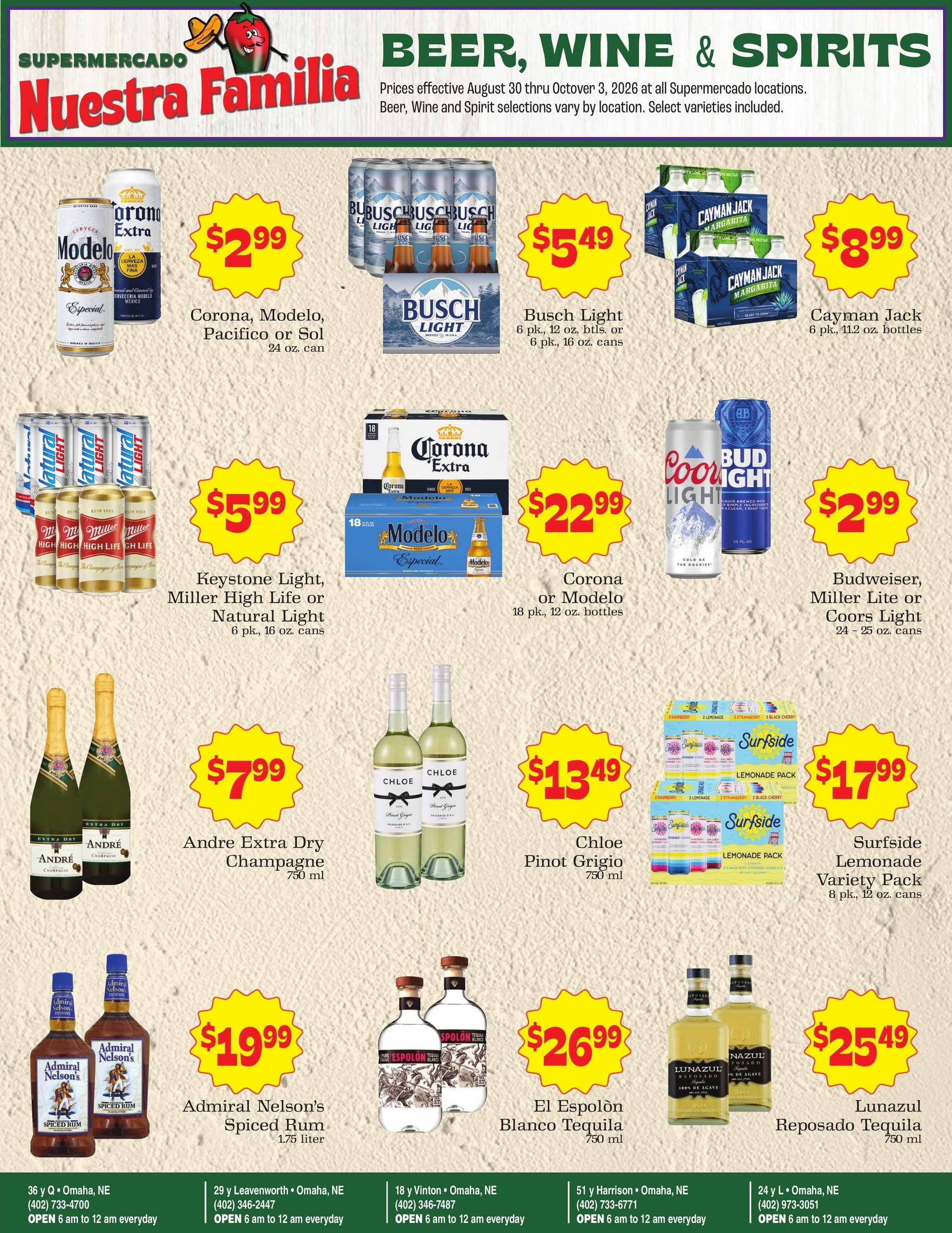 Supermercado Nuestra Familia Weekly Ad September 20 - 26, 2026