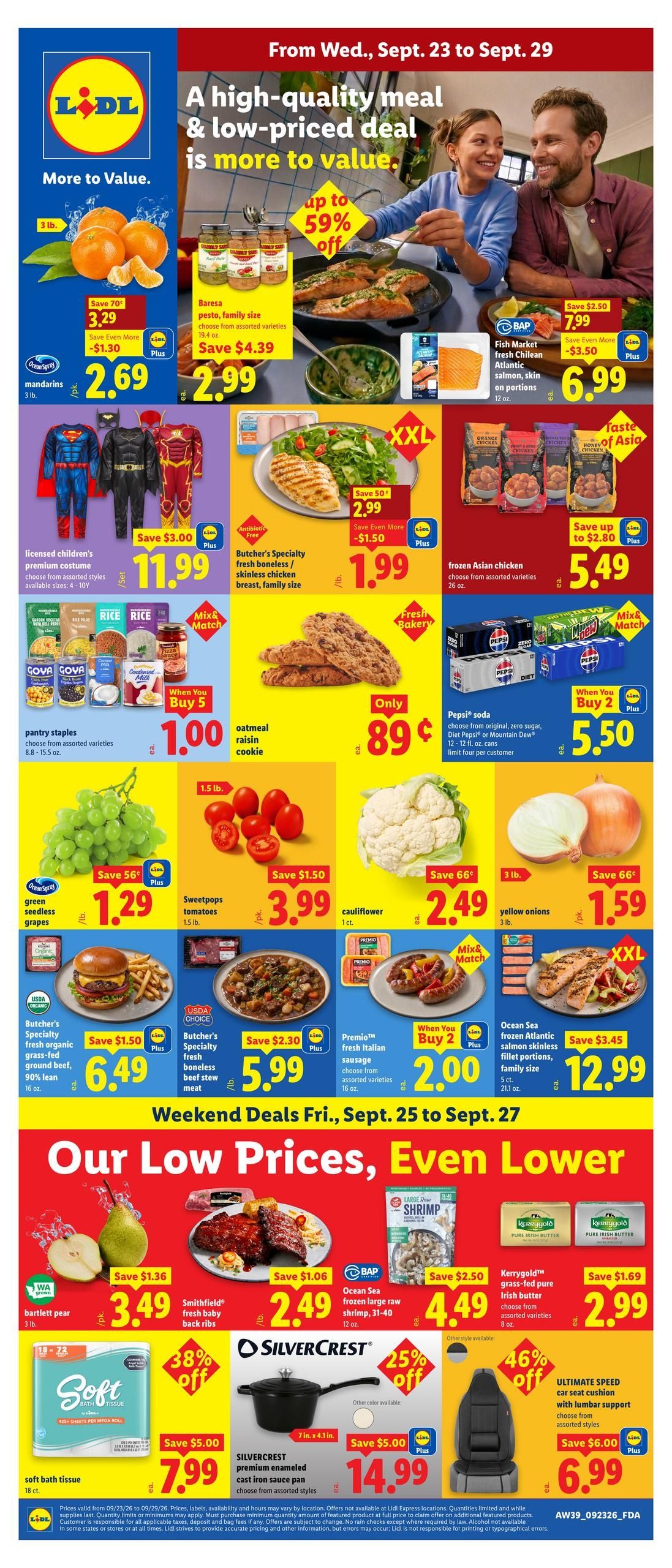 Lidl (Cheswold Area, DE) Weekly Ad September 23 - 29, 2026