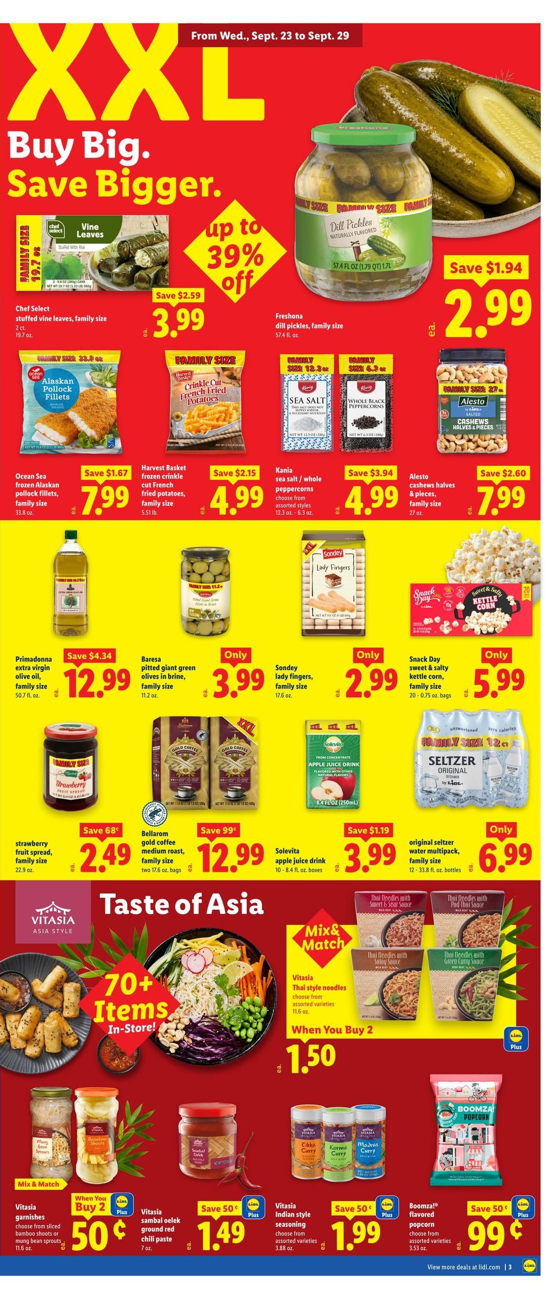 Lidl (Cheswold Area, DE) Weekly Ad September 23 - 29, 2026