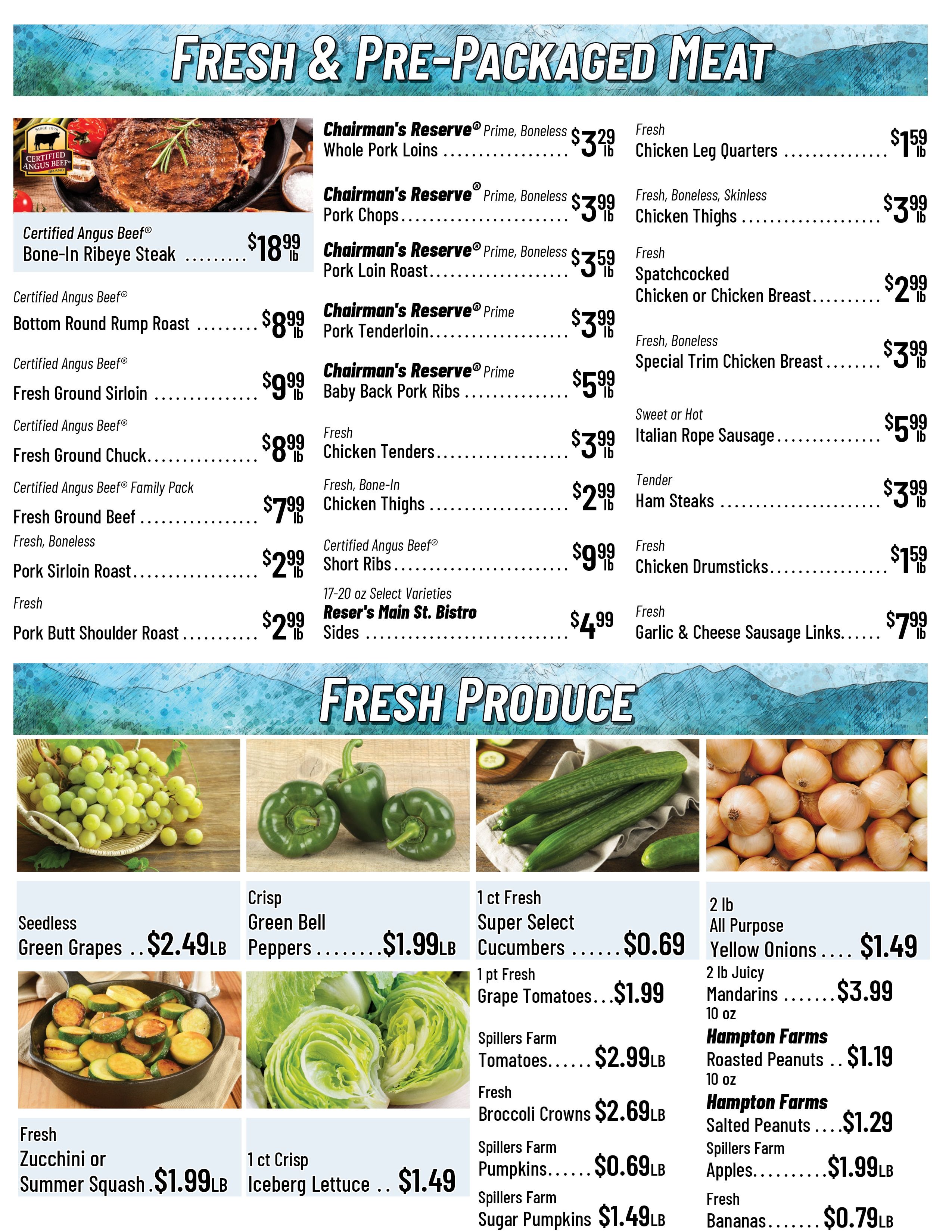 Spillers' Farm Store Weekly Ad September 21 - 27, 2026