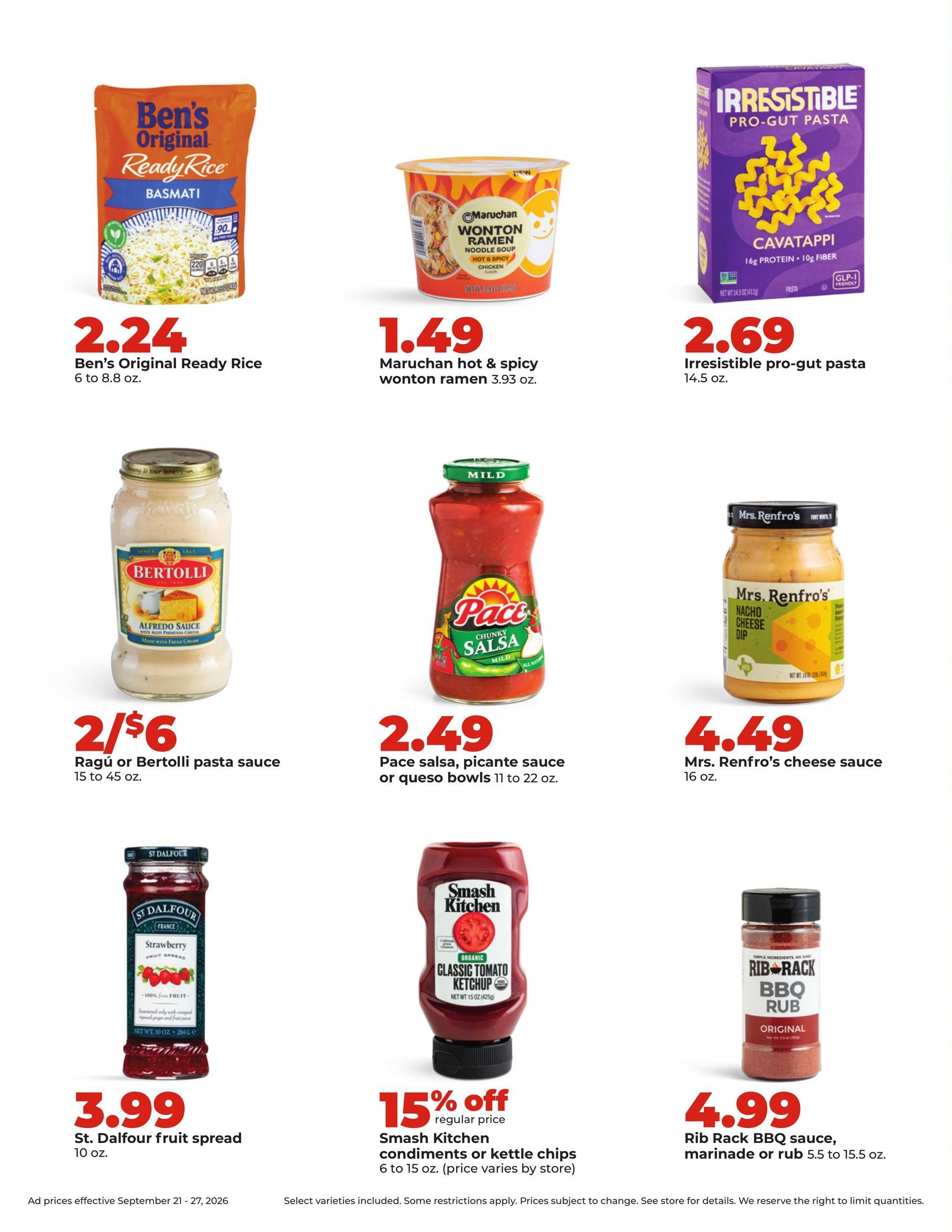 Hy-Vee (Mitchell-Sioux Falls Area, SD) Weekly Ad September 21 - 27, 2026