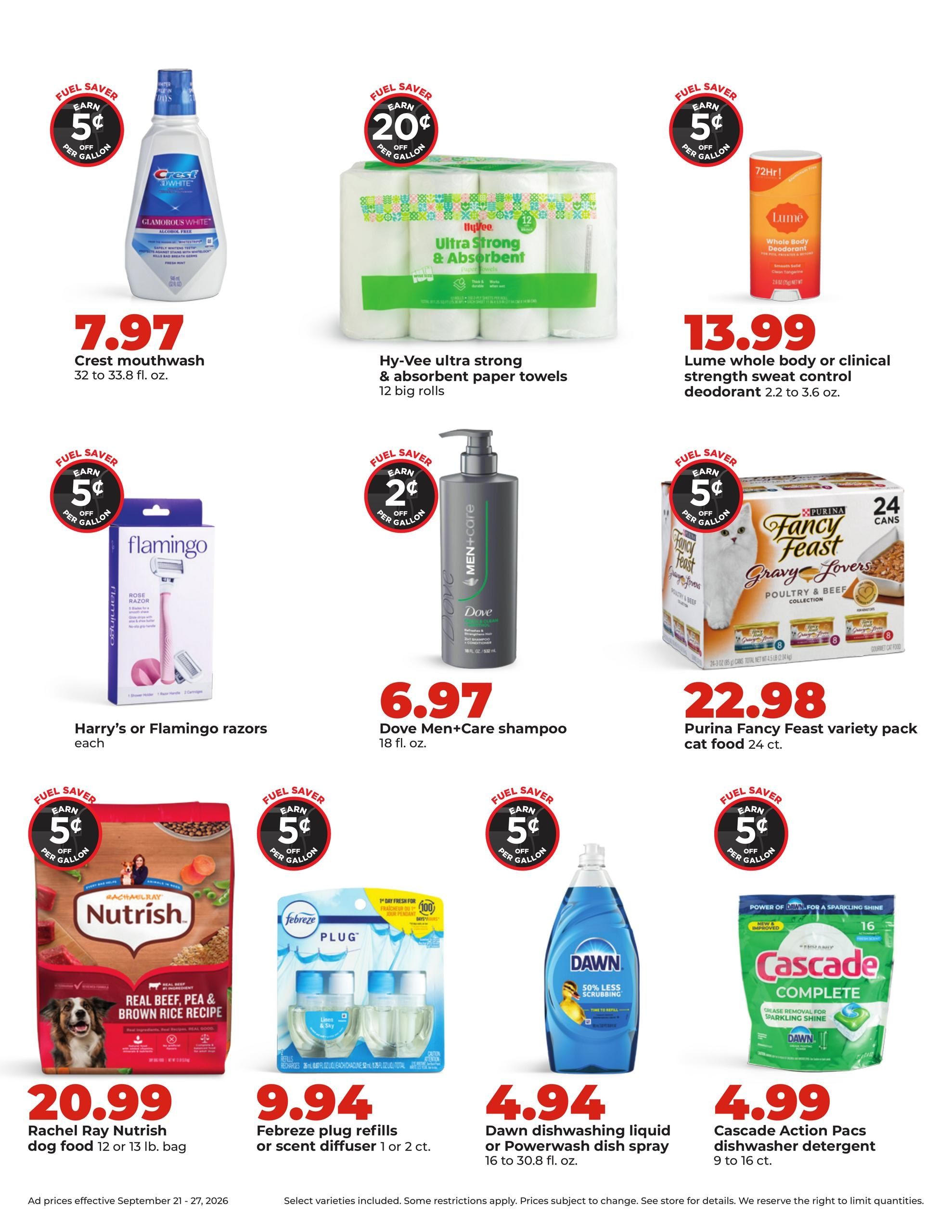 Hy-Vee (Mitchell-Sioux Falls Area, SD) Weekly Ad September 21 - 27, 2026