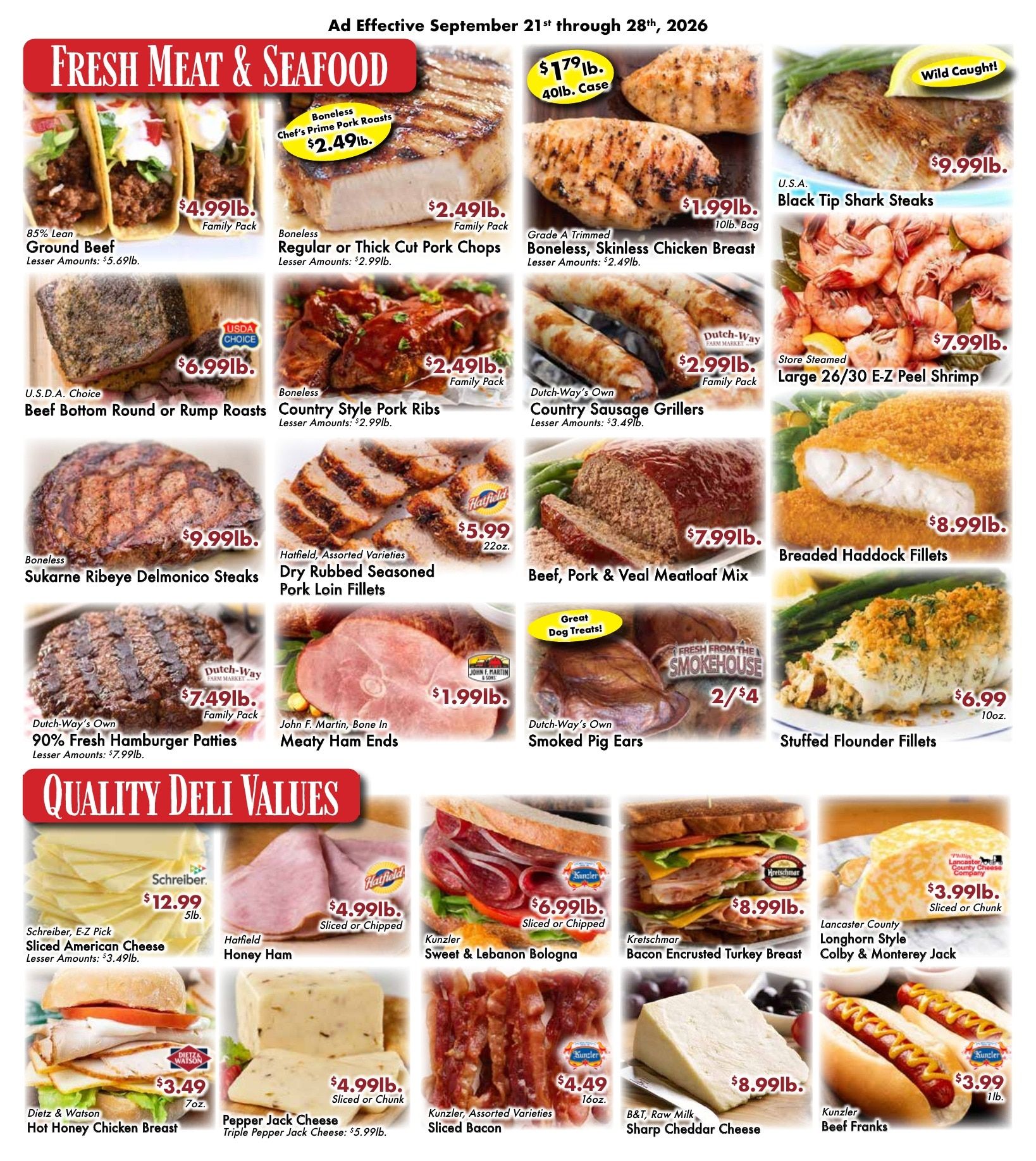 Dutch-Way Farm Market Weekly Ad September 21 - 28, 2026