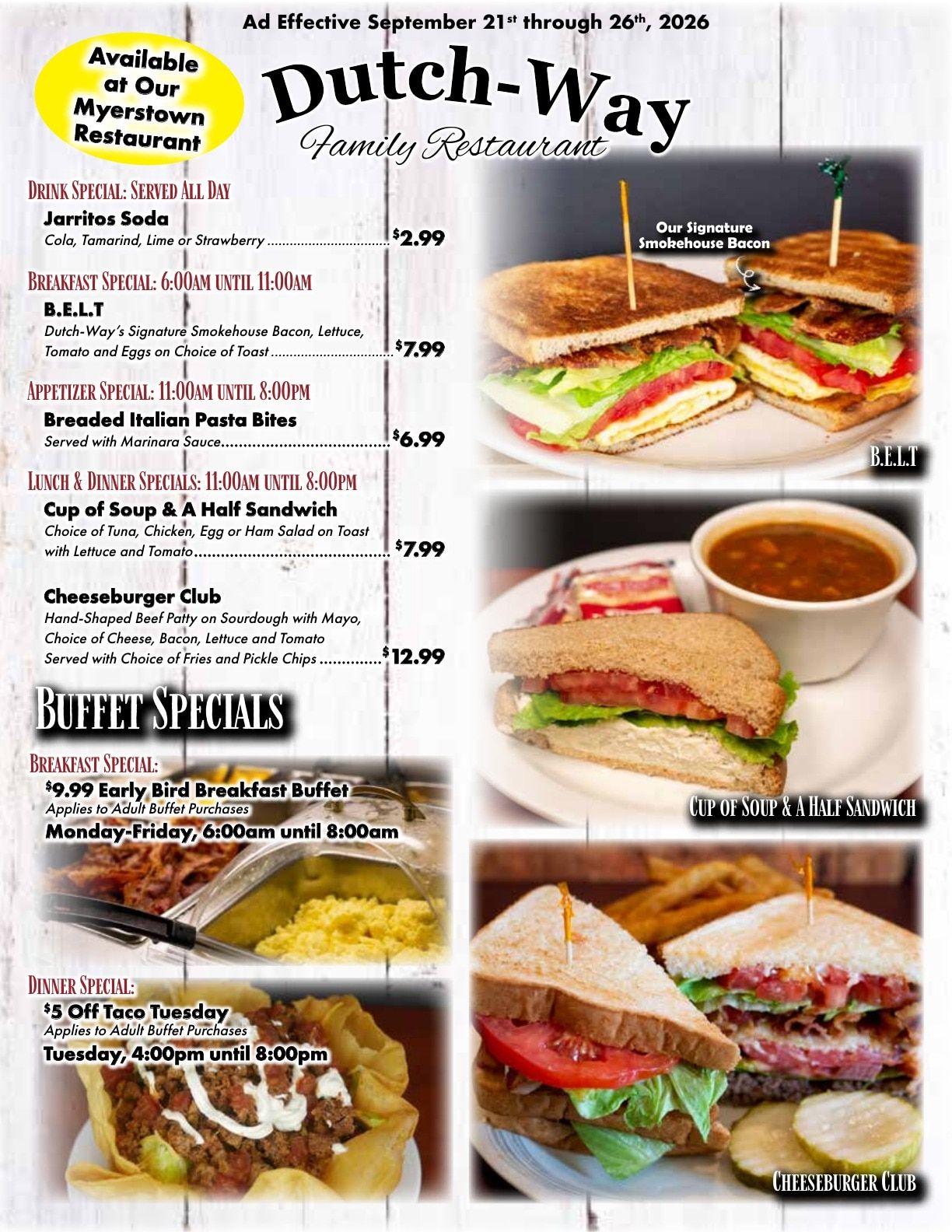 Dutch-Way Farm Market Weekly Ad September 21 - 28, 2026