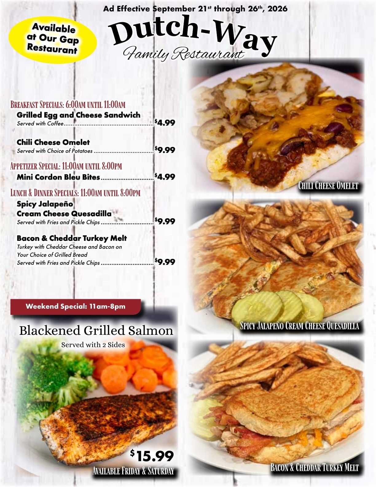 Dutch-Way Farm Market Weekly Ad September 21 - 28, 2026