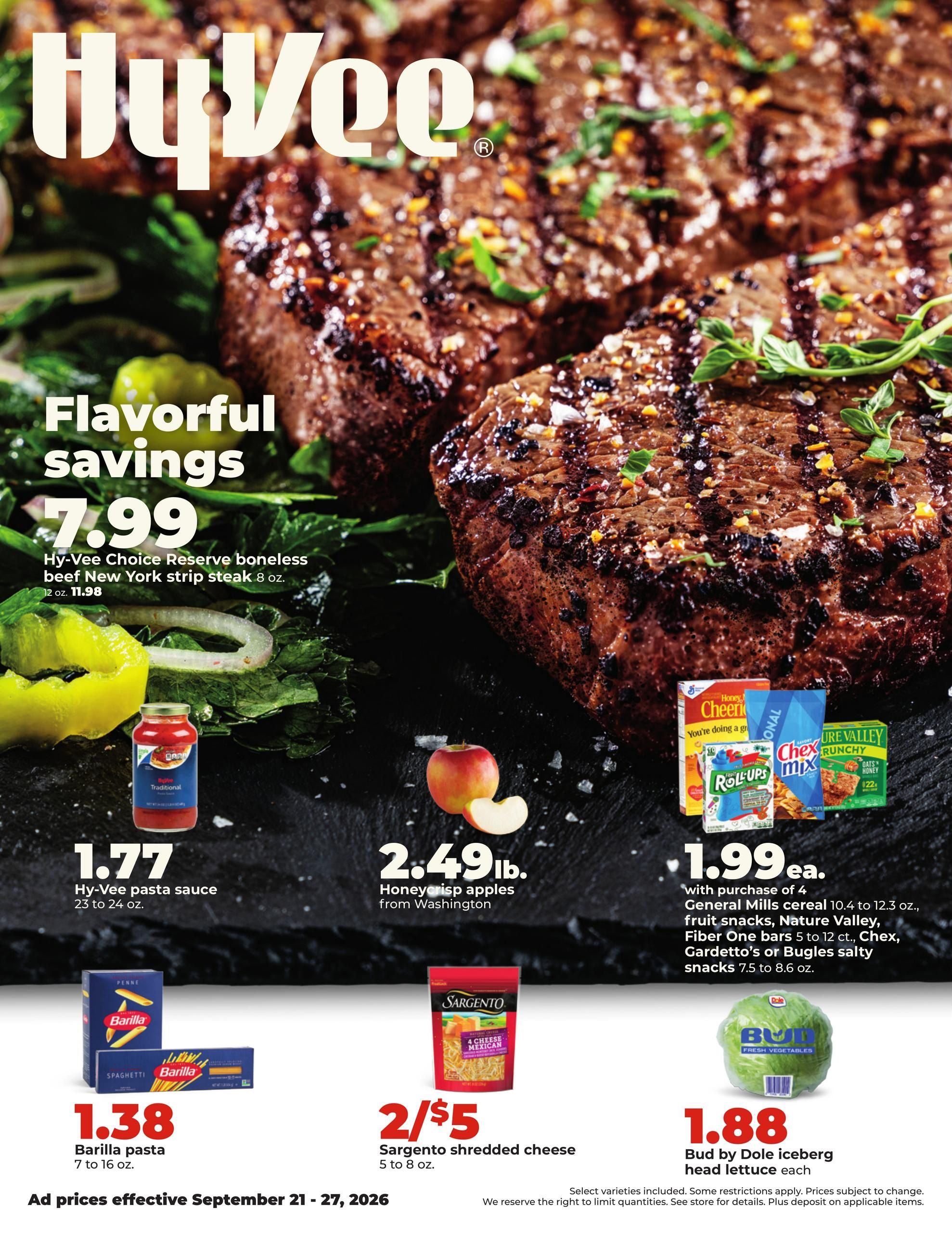 Hy-Vee (Almena Area, KS) Weekly Ad September 21 - 27, 2026
