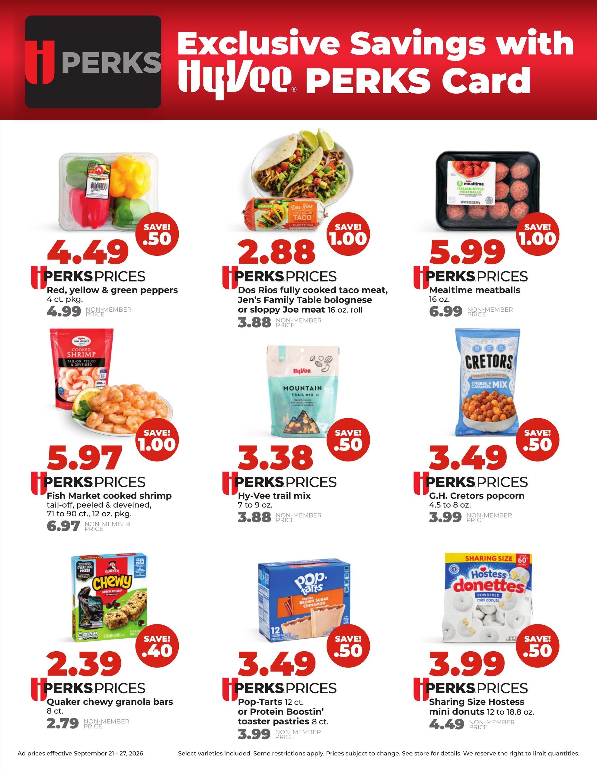 Hy-Vee (Almena Area, KS) Weekly Ad September 21 - 27, 2026