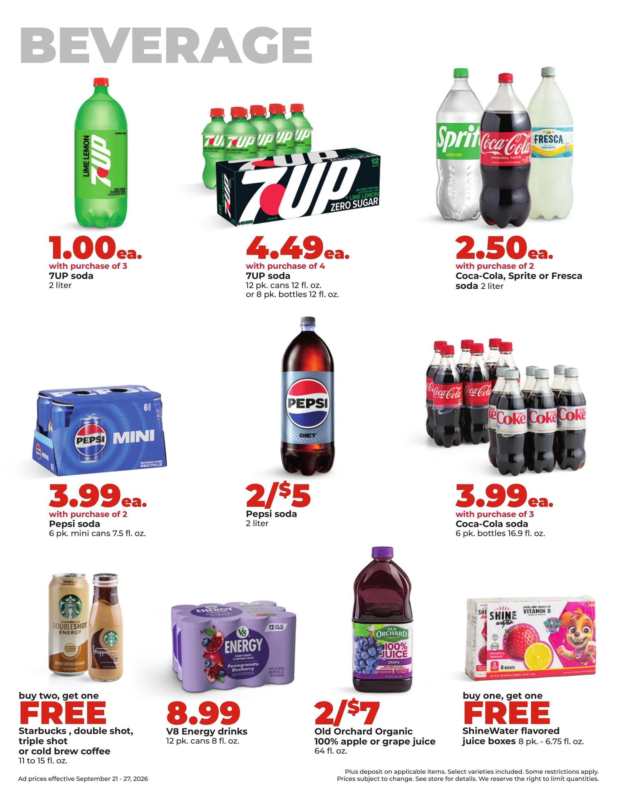 Hy-Vee (Clyde Area, KS) Weekly Ad September 21 - 27, 2026