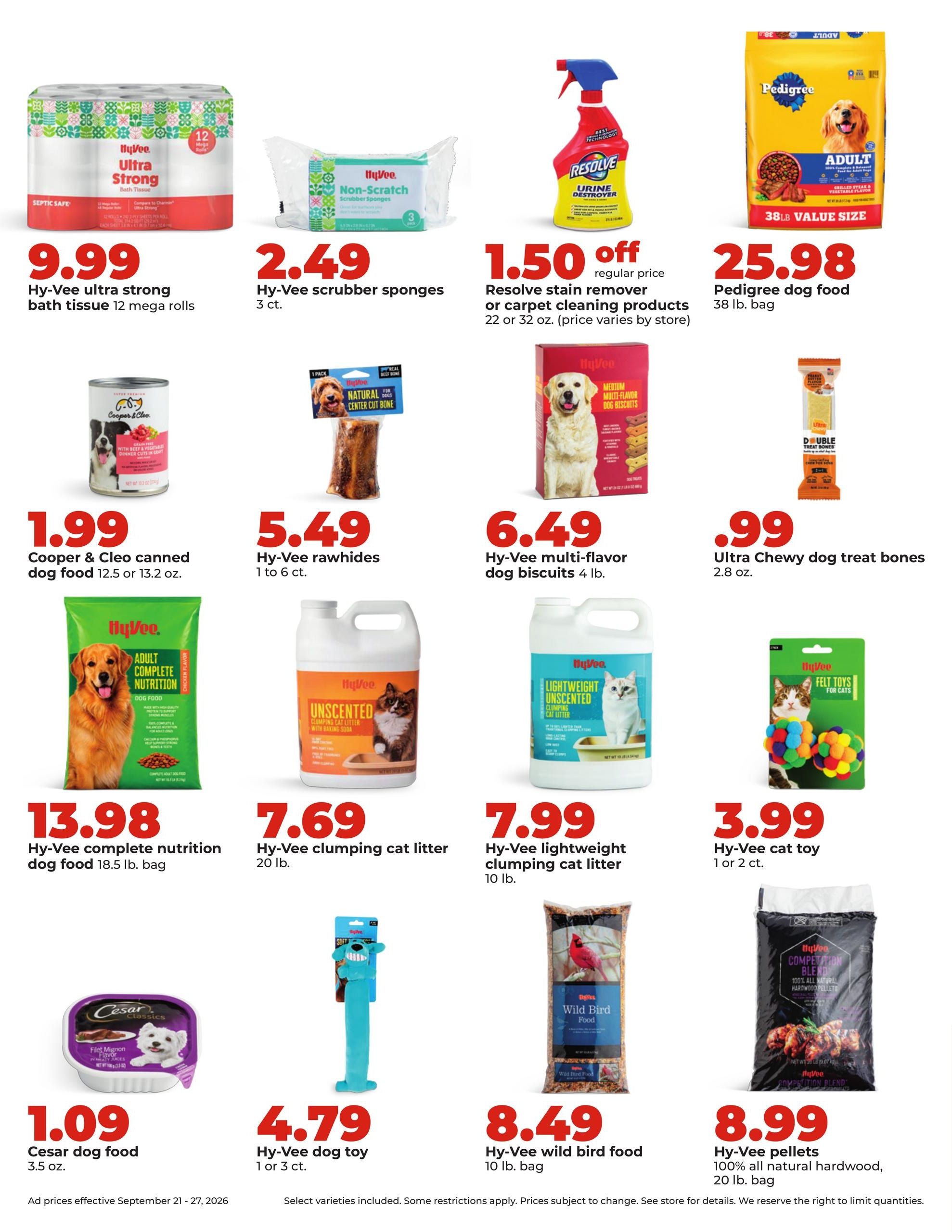 Hy-Vee (Davenport Area, IA) Weekly Ad September 21 - 27, 2026